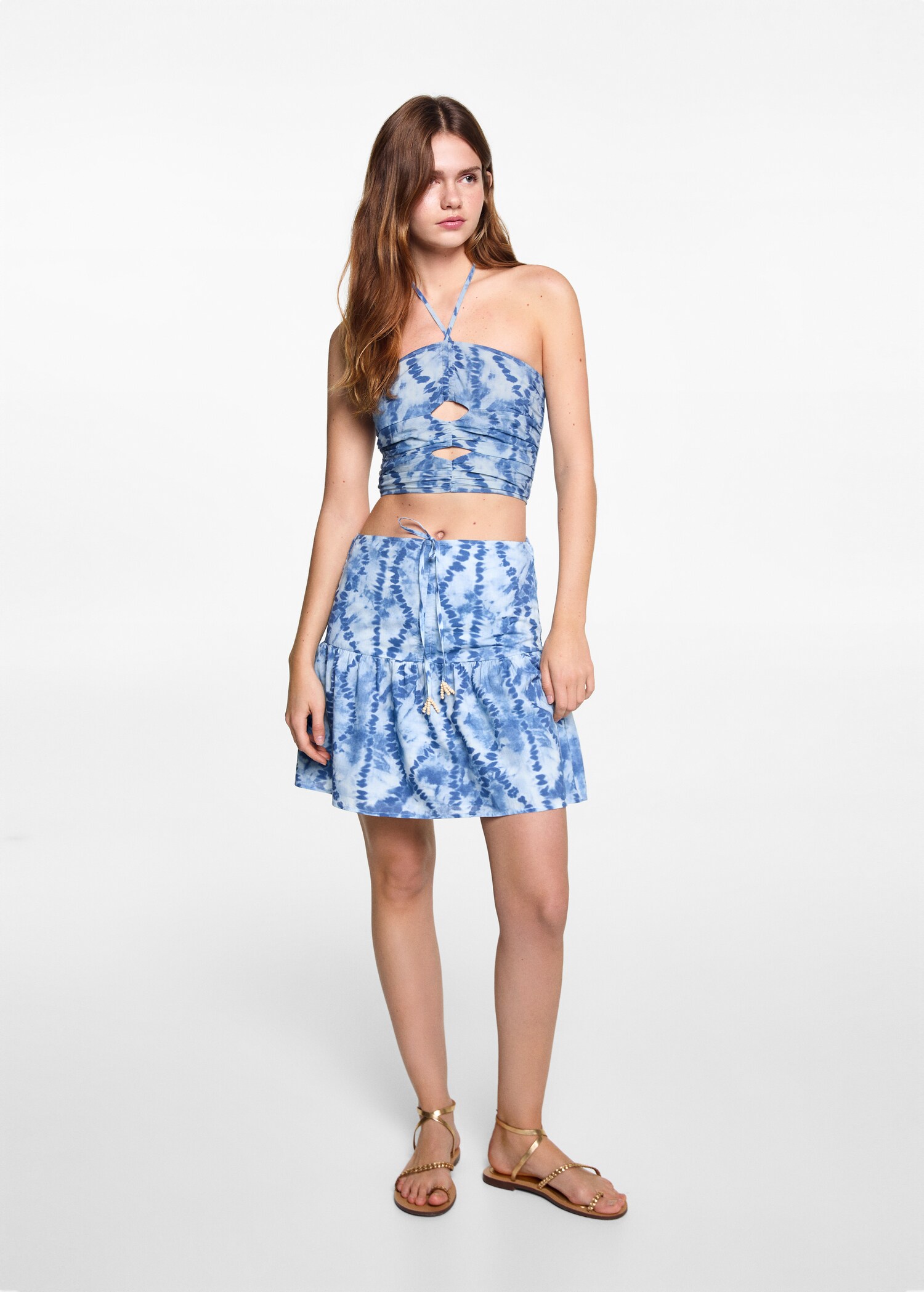 Printed crop top - Details of the article 2