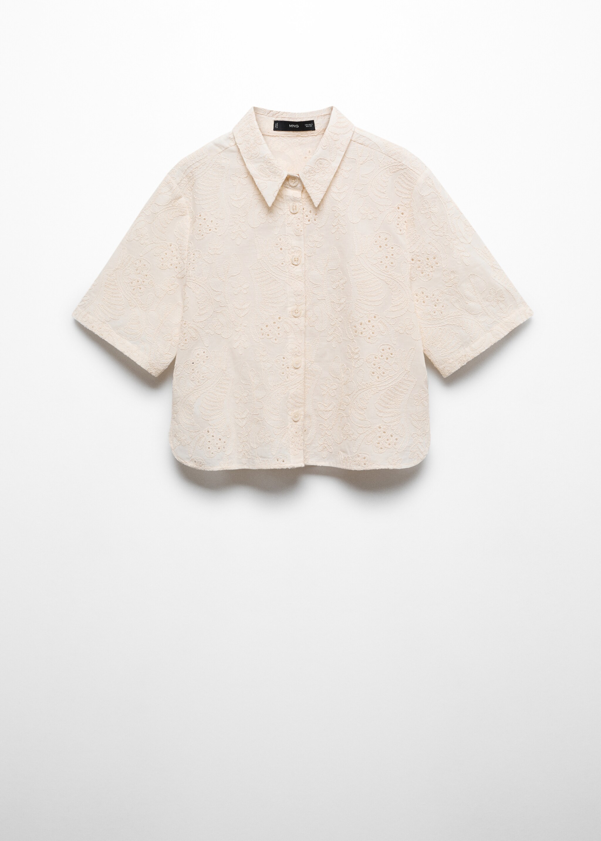 Embroidered detail shirt - Article without model