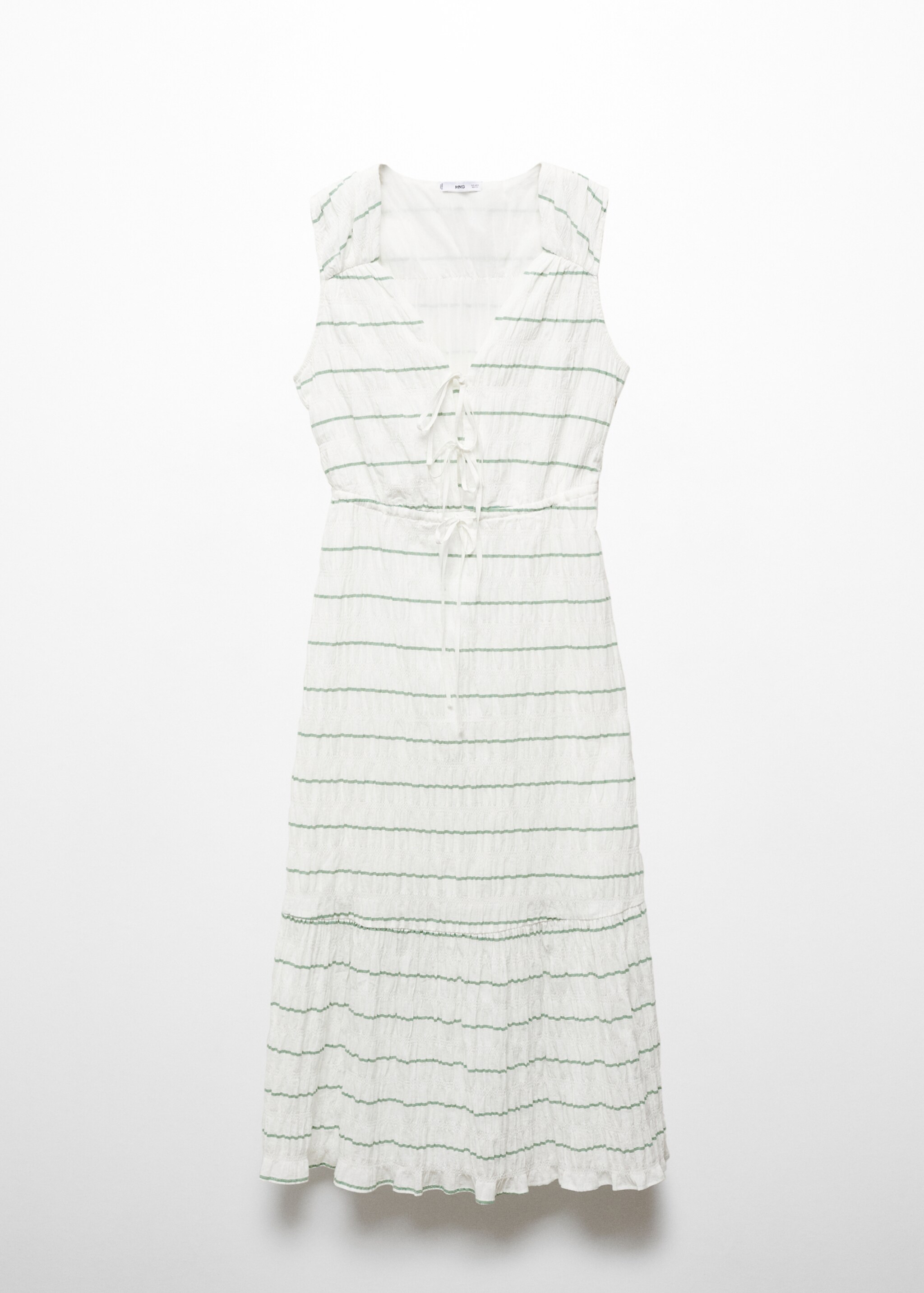 Bow striped dress - Article without model