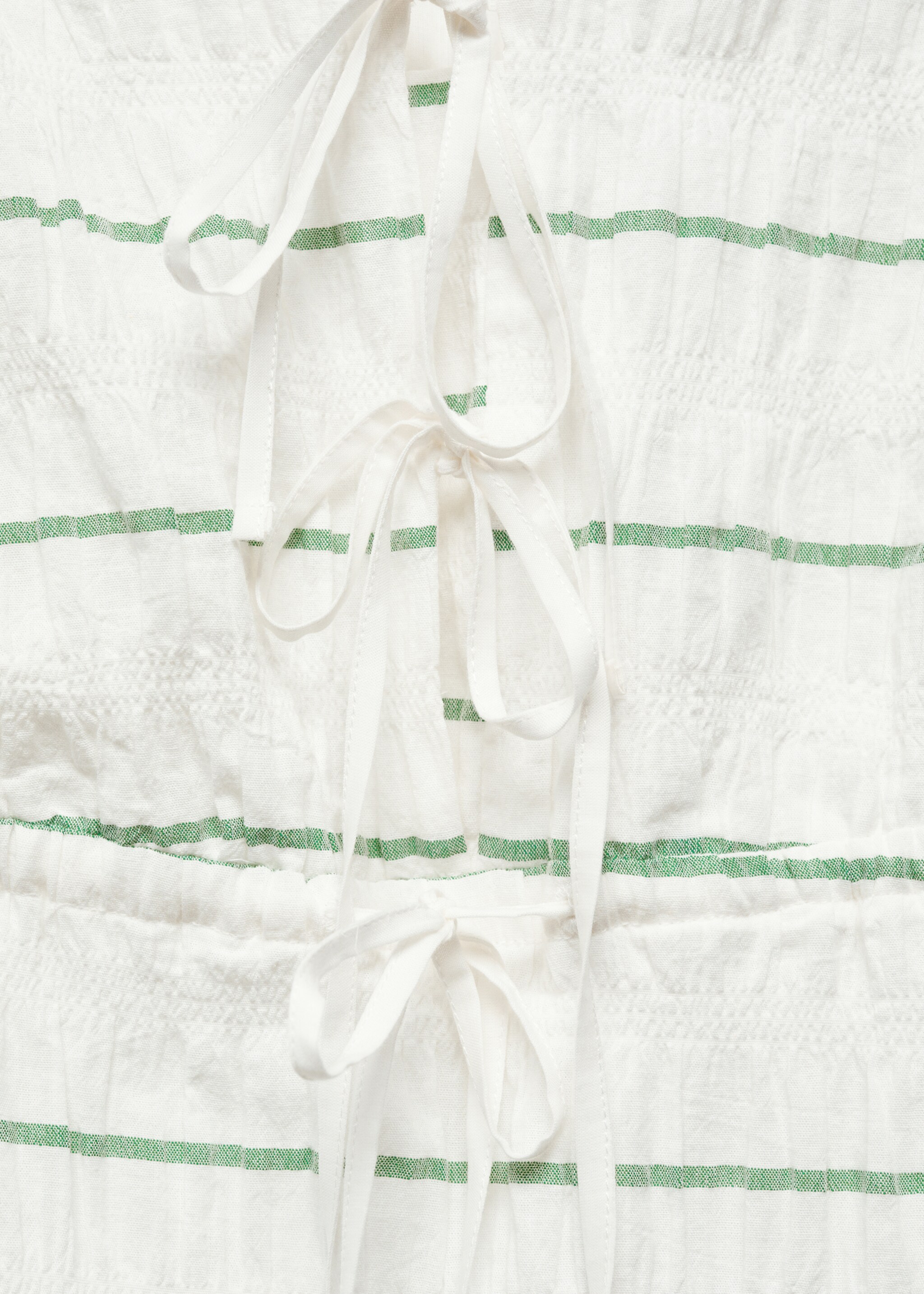 Bow striped dress - Details of the article 8
