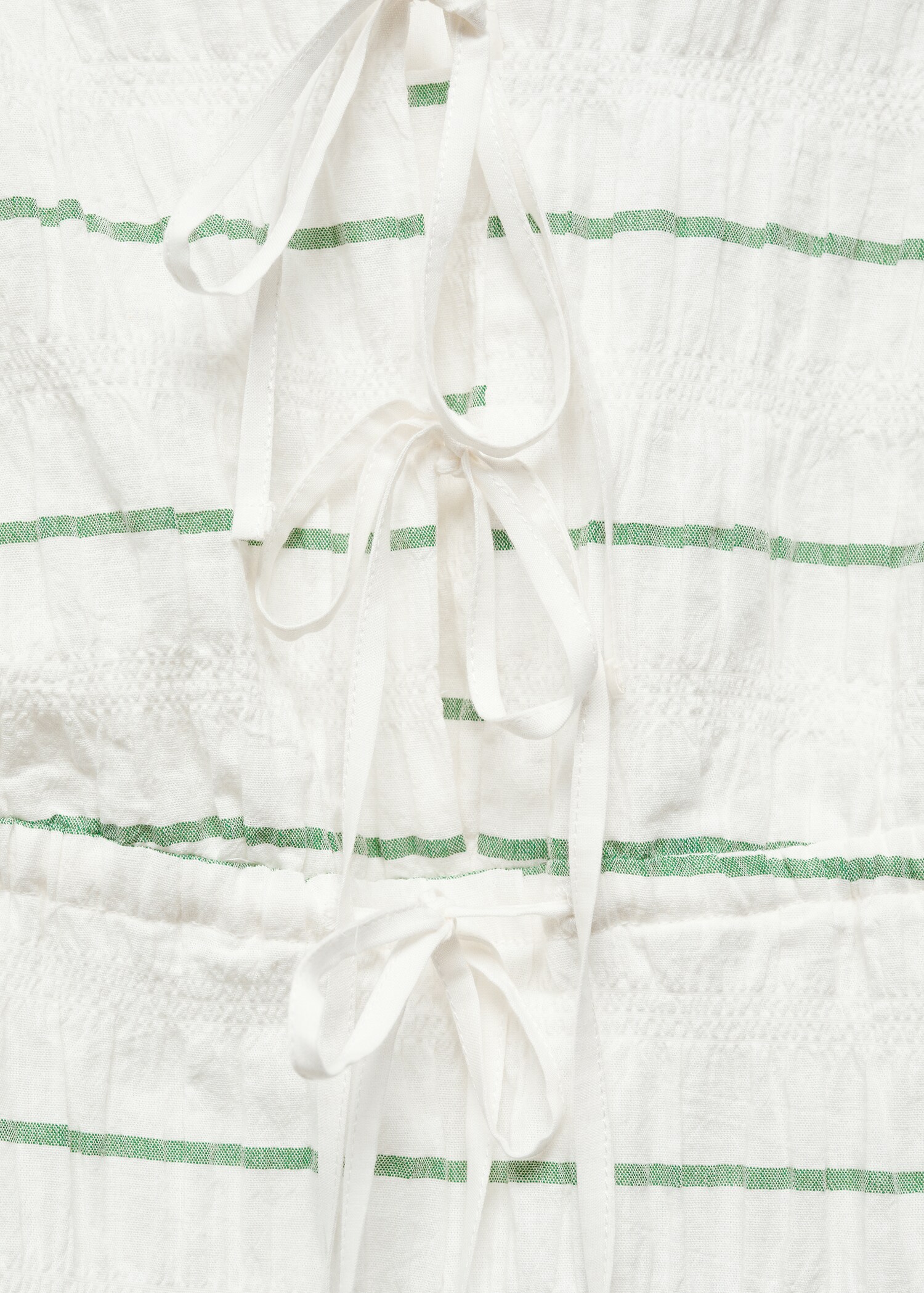 Bow striped dress - Details of the article 8