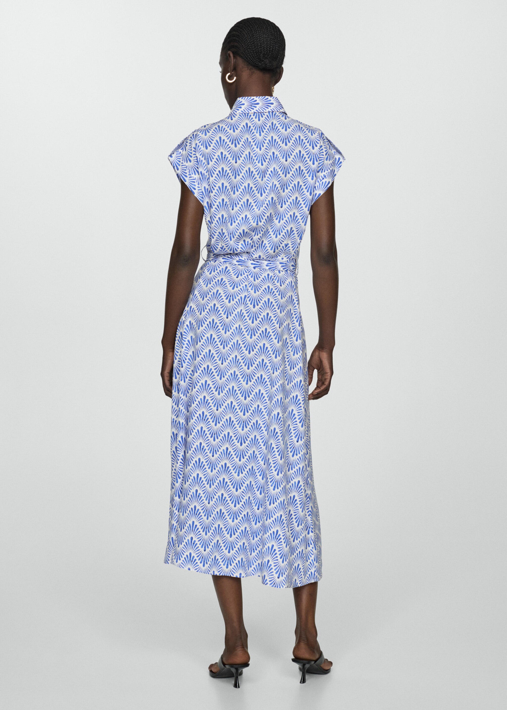 Bow shirt dress - Reverse of the article