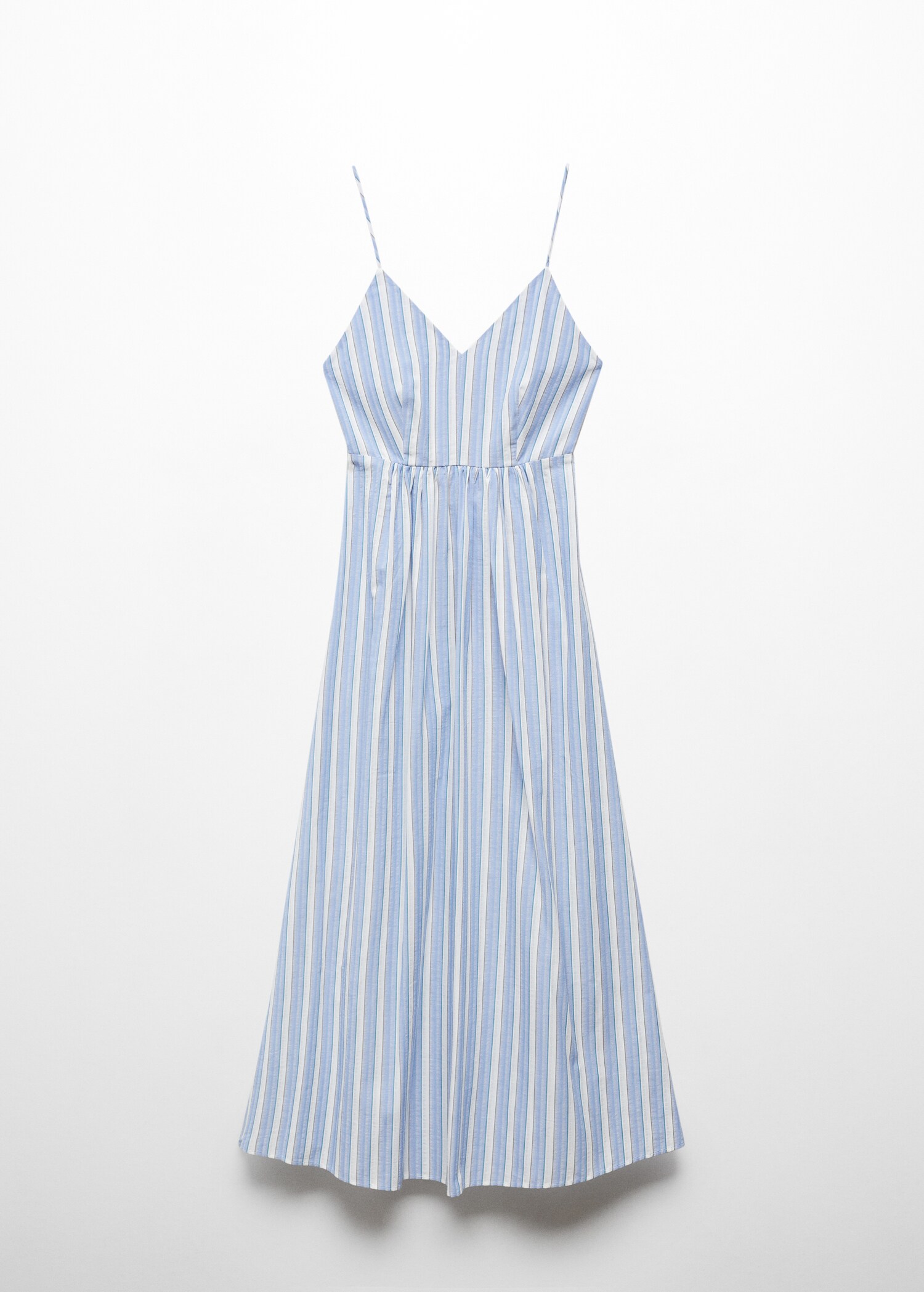 Cut-out back striped dress - Article without model