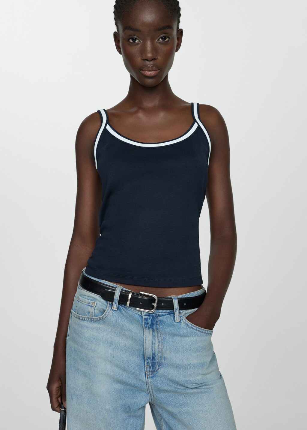 Melt the lady handle open knit tops Other