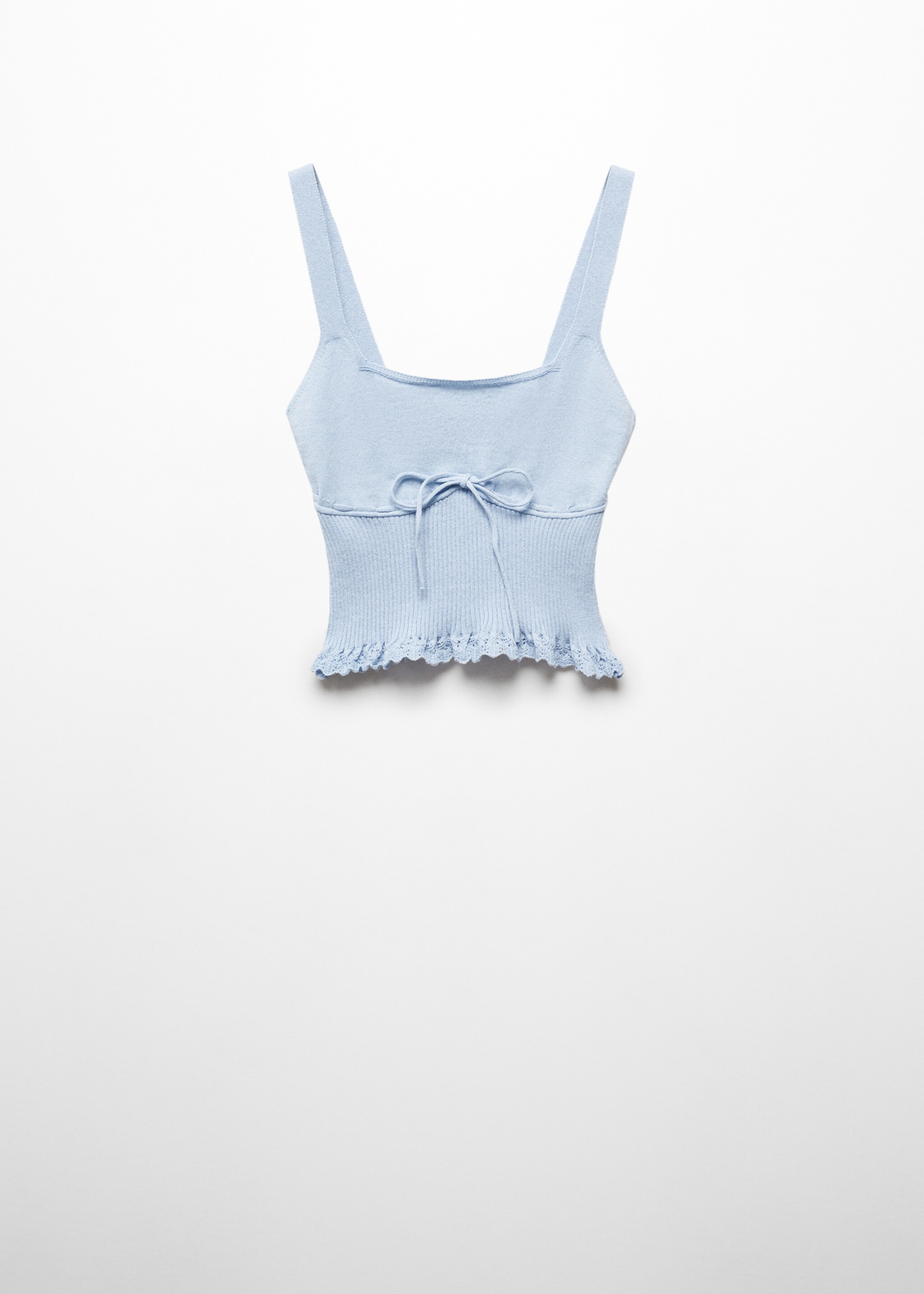 Bow knit top - Article without model
