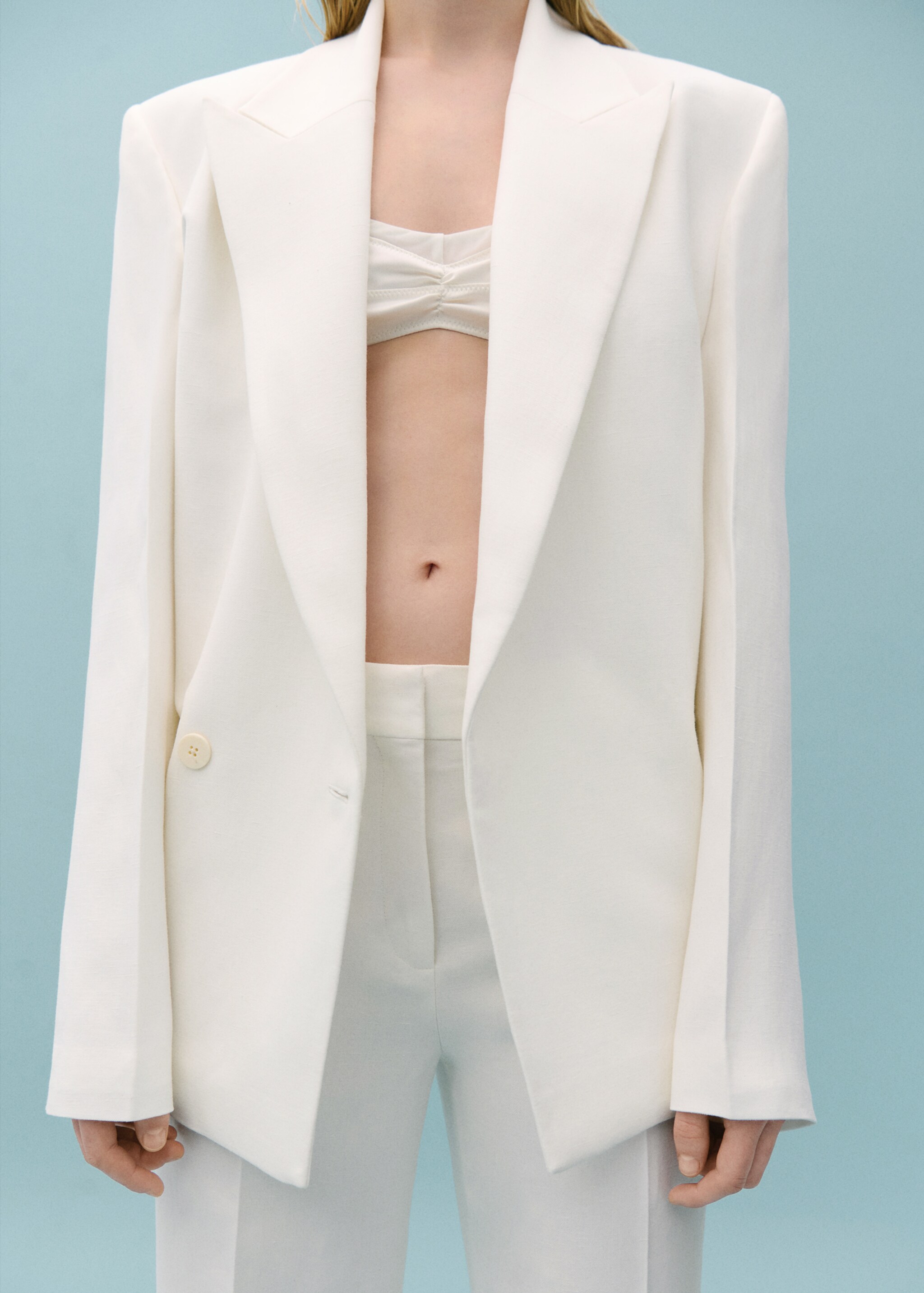 Flared suit trousers - Details of the article 6