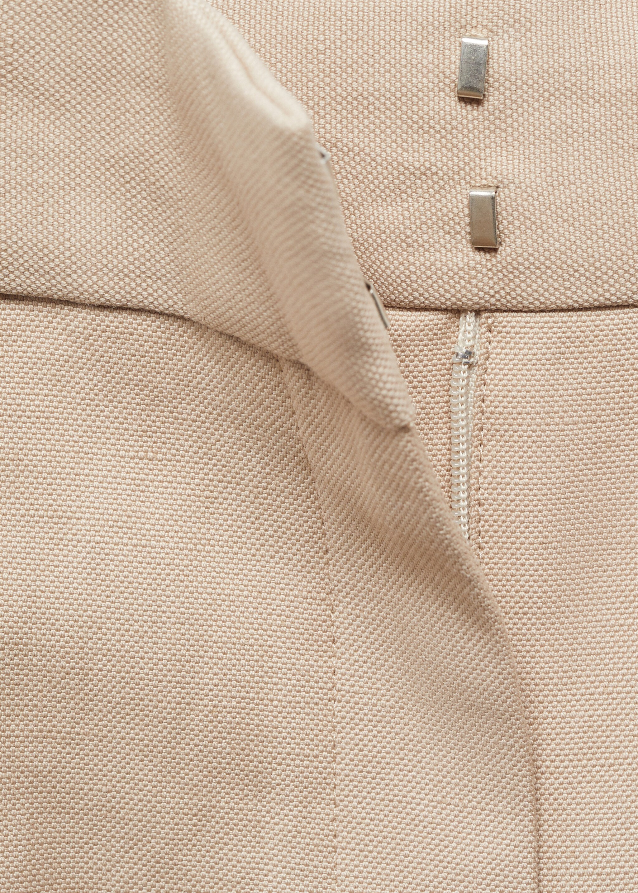 Straight-fit pleated trousers - Details of the article 0