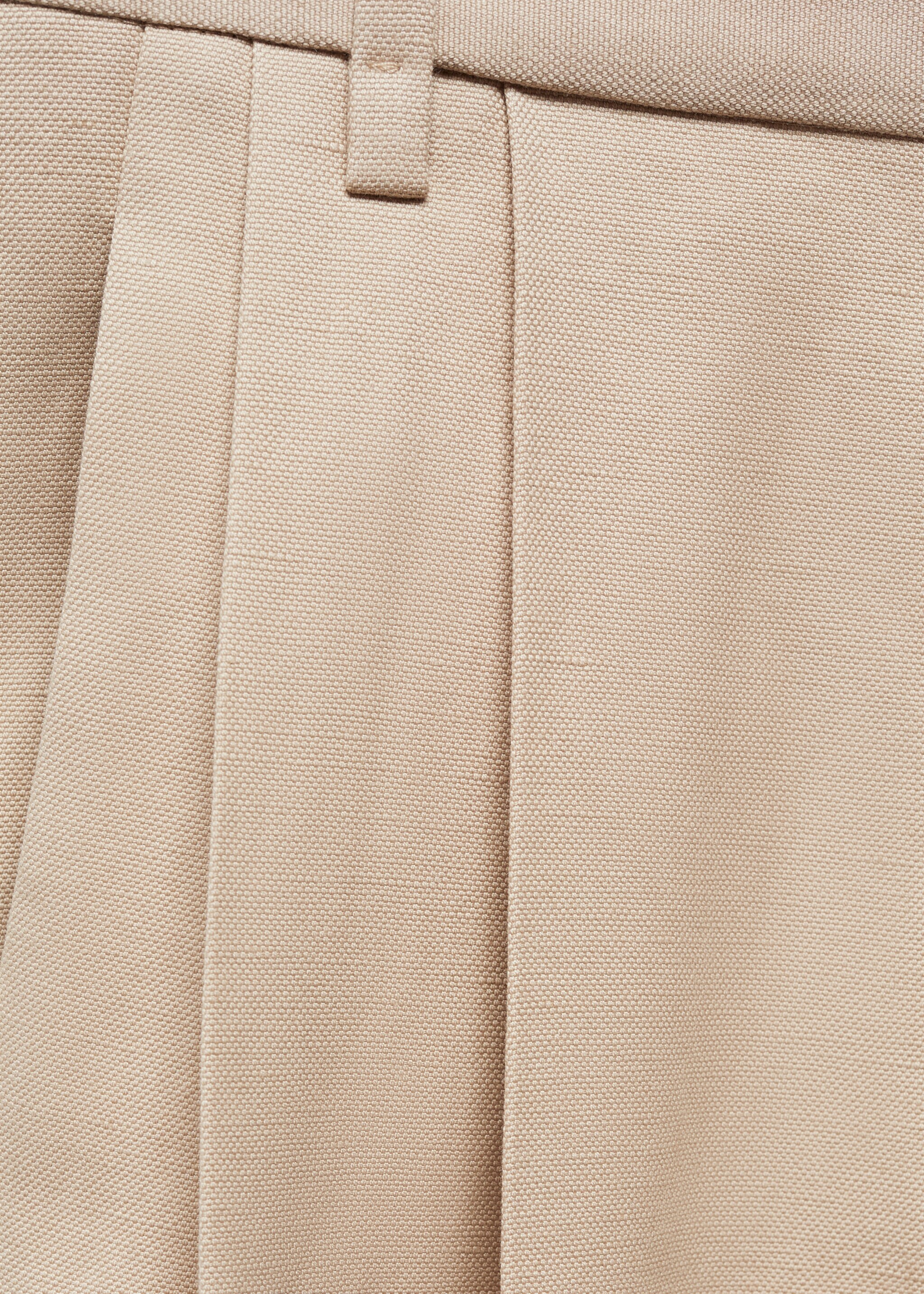 Straight-fit pleated trousers - Details of the article 8