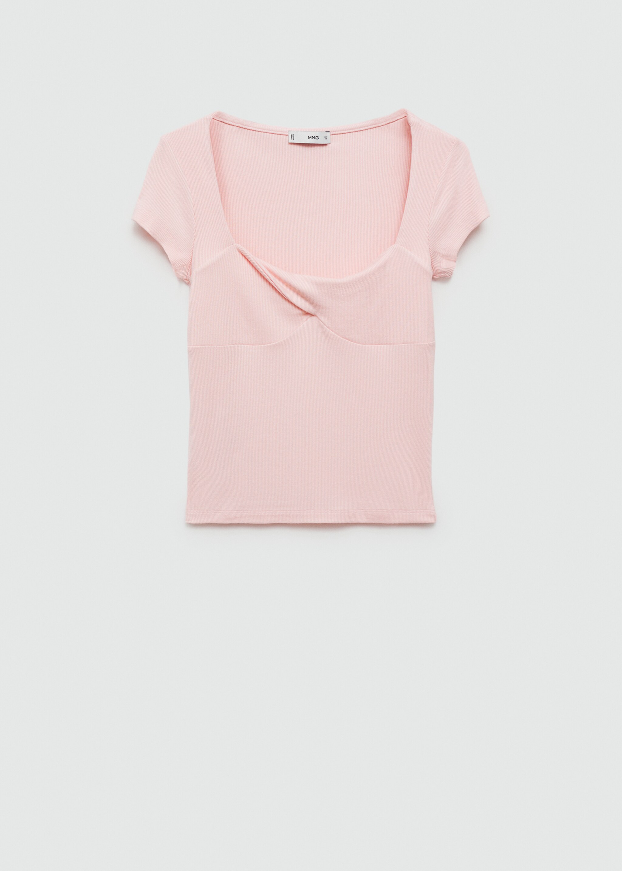 T-Shirt mit Drapierung - Artikel ohne Model