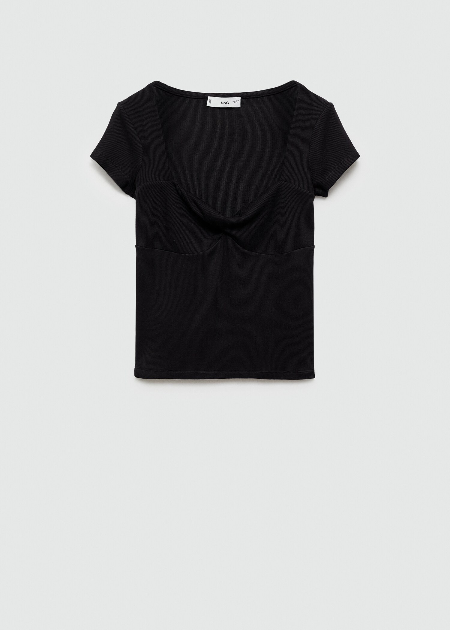 T-Shirt mit Drapierung - Artikel ohne Model
