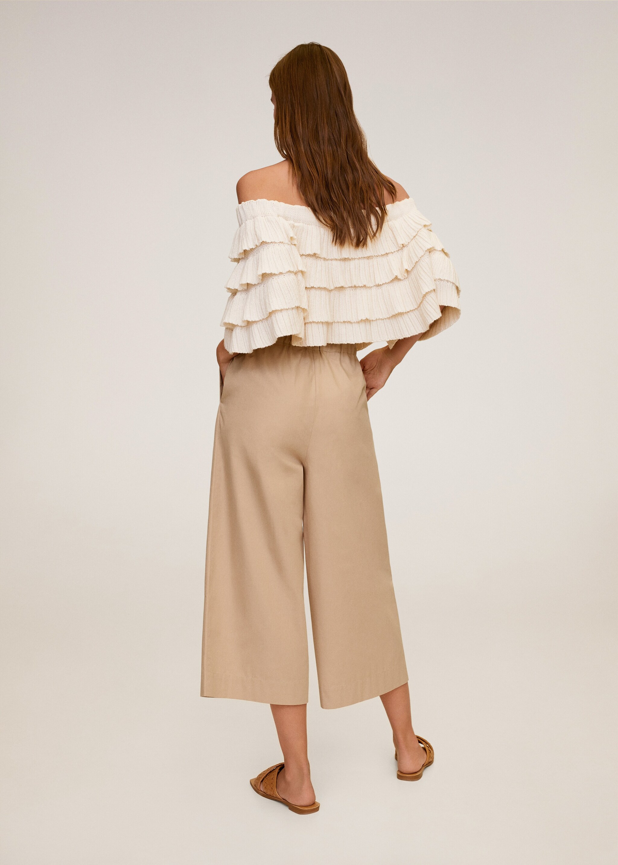 Pantalón culotte algodón - Reverso del artículo