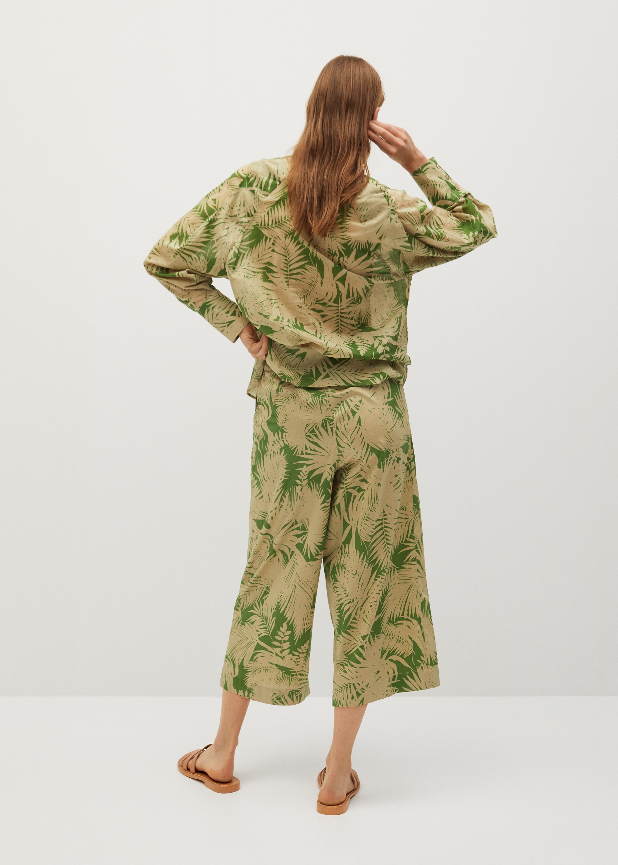 Pantalón culotte algodón - Reverso del artículo
