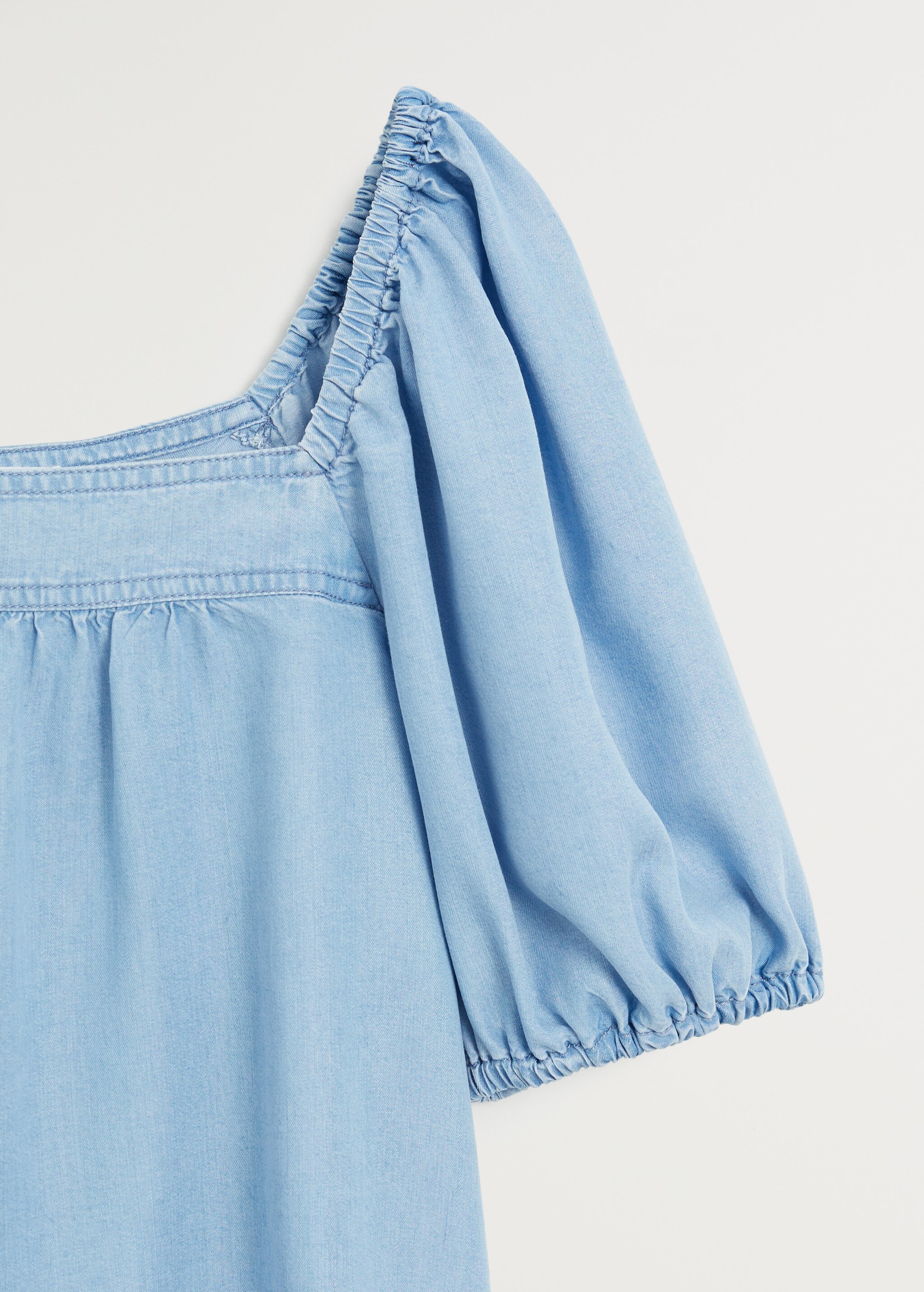 Blusa denim off-shoulder - Detalle del artículo 8