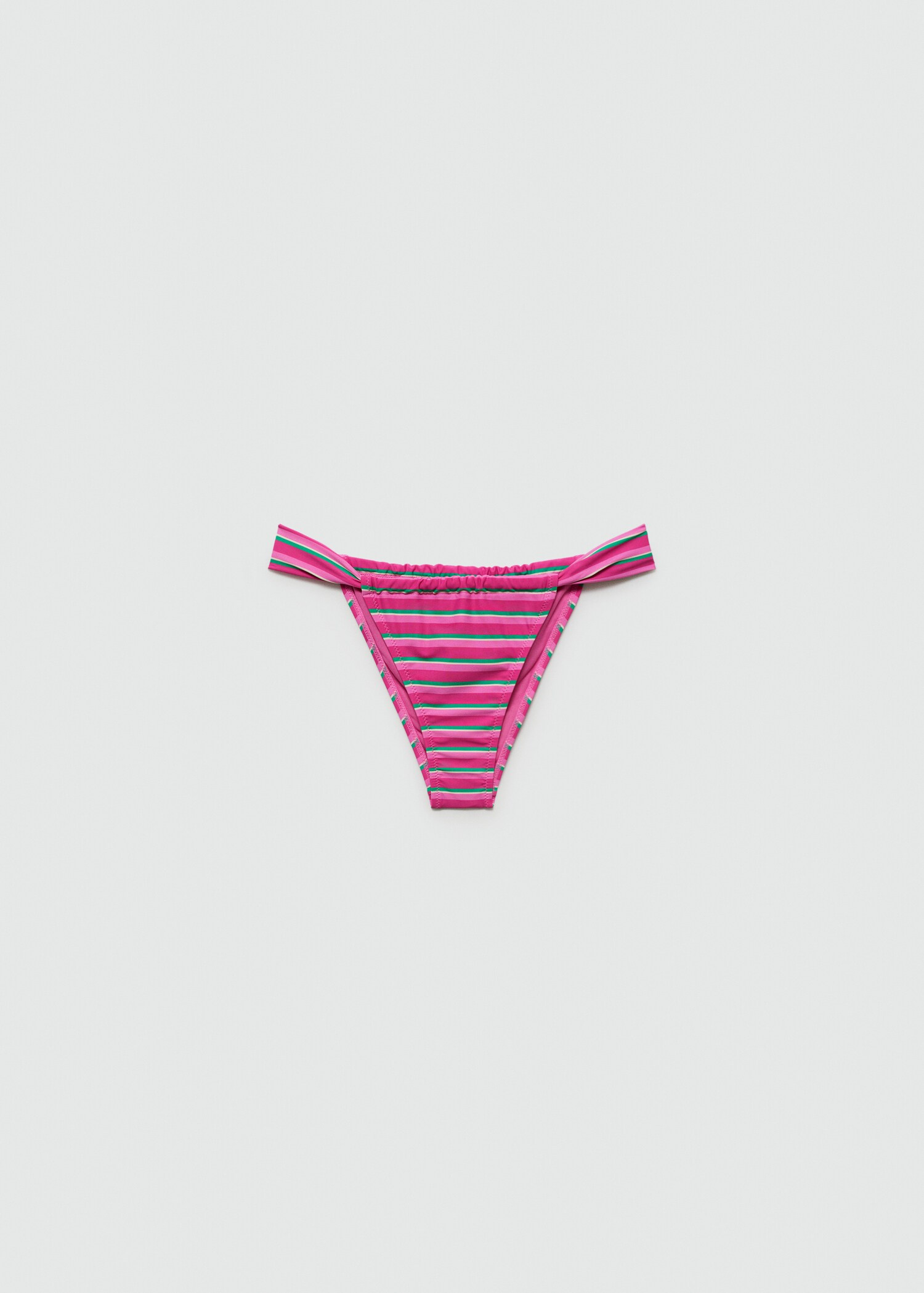 Stripe-print bikini bottoms - Article without model