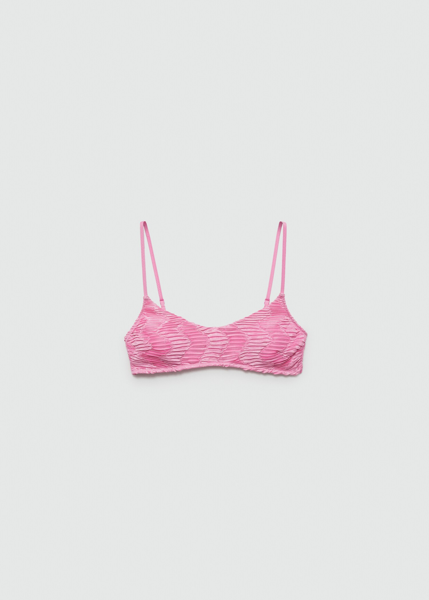 Bikini-Top mit Faltendetails - Artikel ohne Model