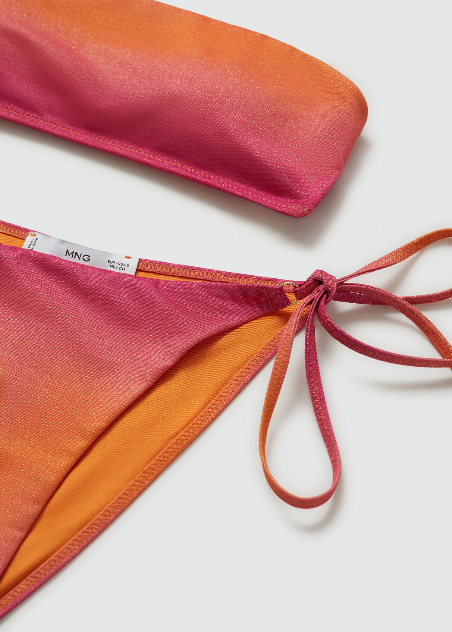 Bandeau-Bikini-Top mit Farbverlauf - Detail des Artikels 8