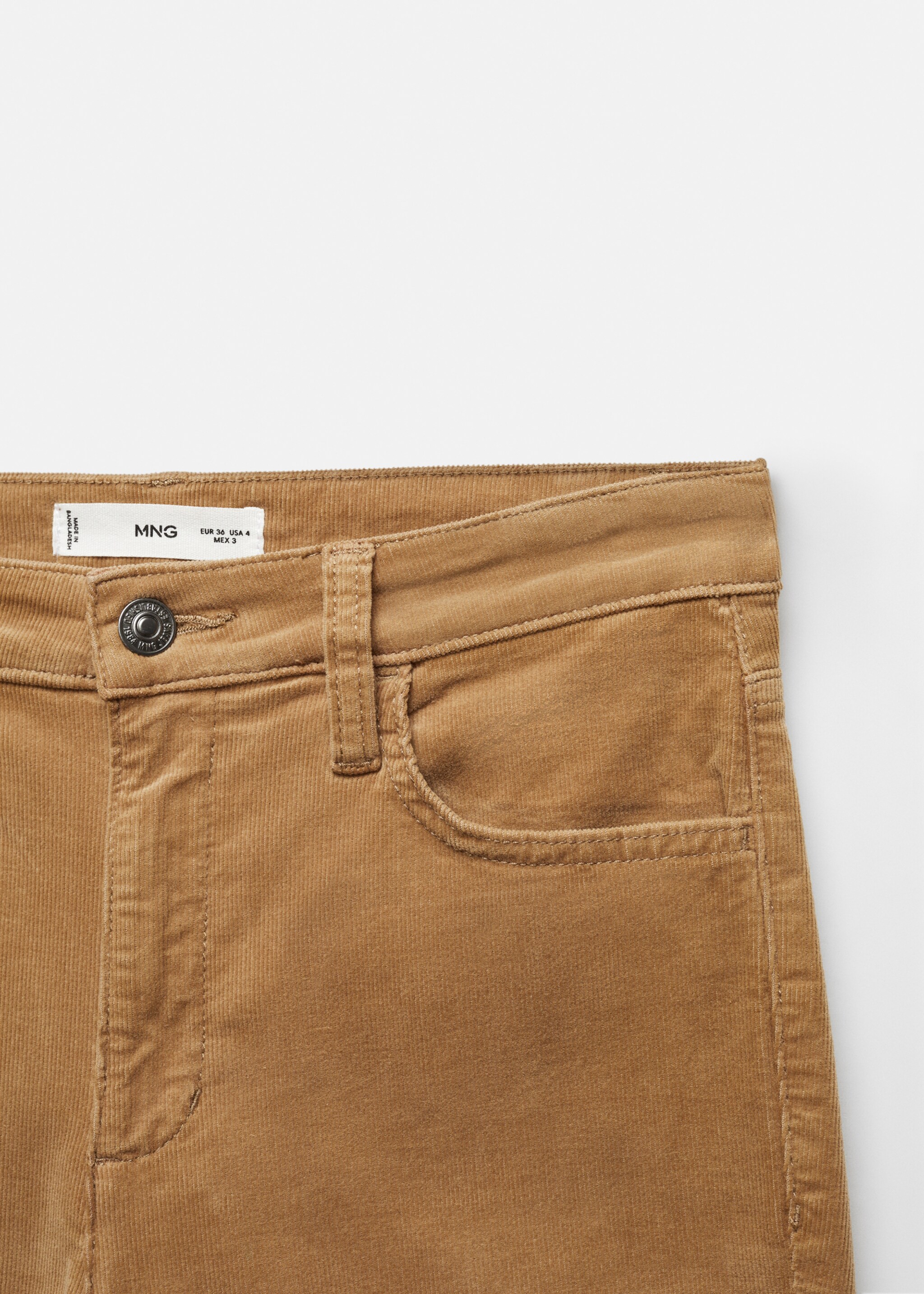 Flared-Cordhose in Cropped-Länge - Detail des Artikels 8