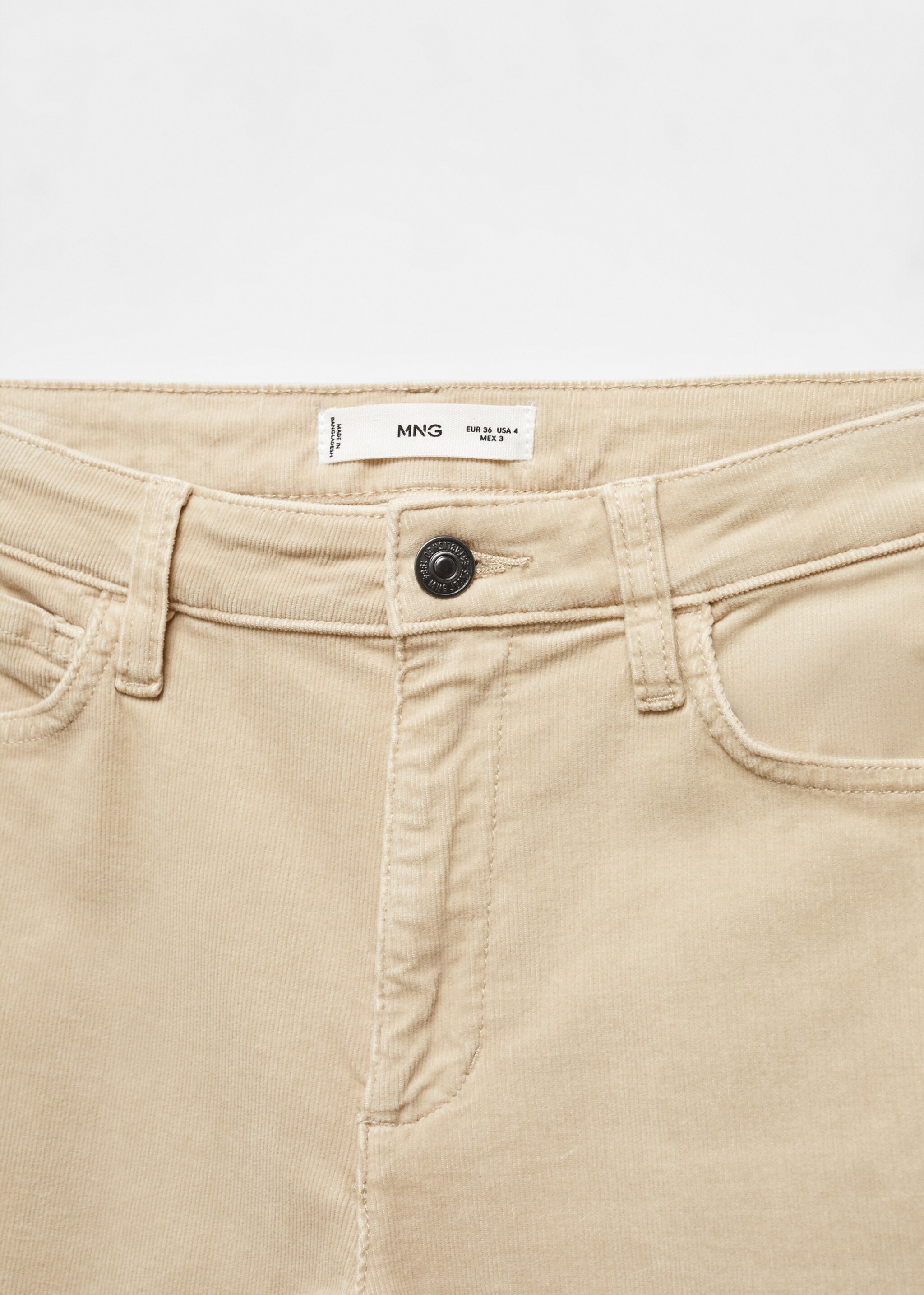 Flared-Cordhose in Cropped-Länge - Detail des Artikels 8