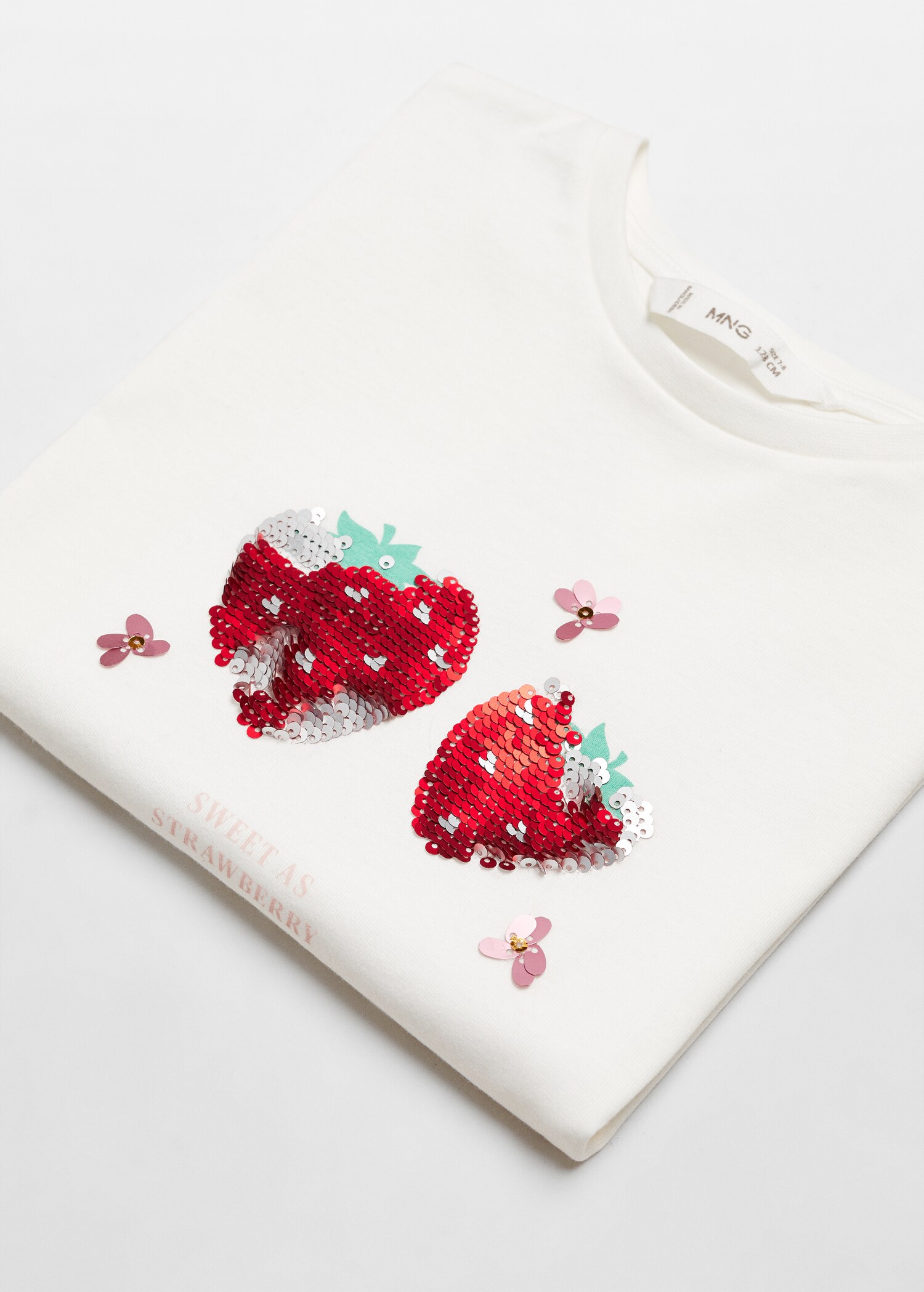 Camiseta estampado lentejuelas - Detalle del artículo 0