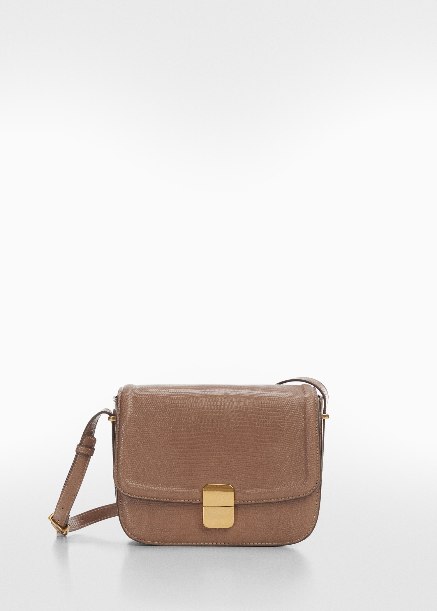 Animal print effect flap bag - Article without model