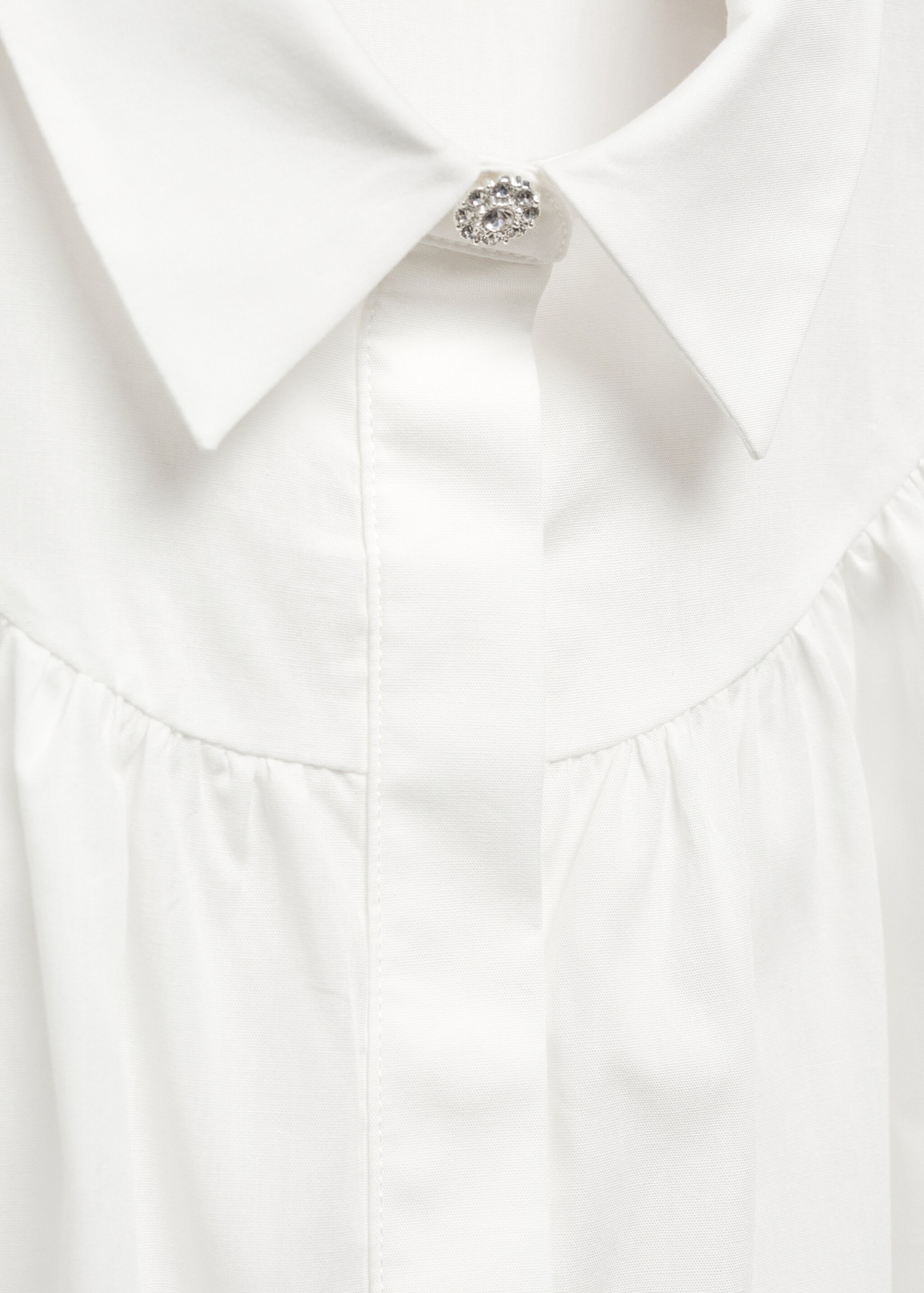 Button-down collar shirt - Details of the article 8, Off White. Ref: 67030434-00.