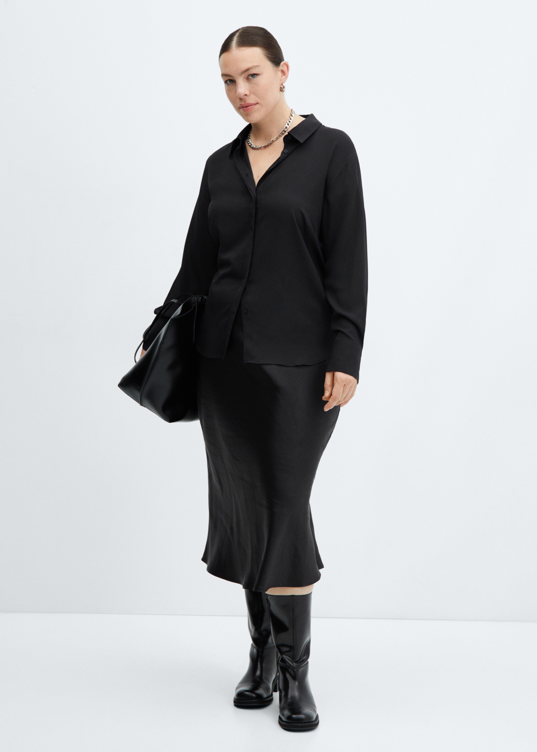 Regular flowy shirt - Details of the article 3