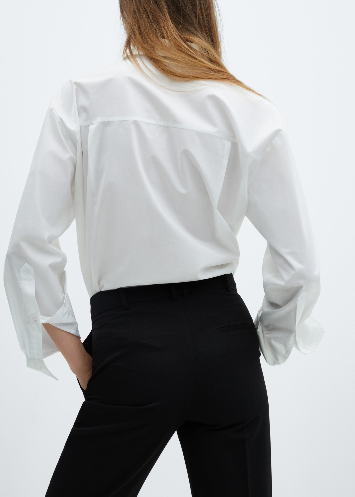 Chemise oversize poches - Verso de l’article