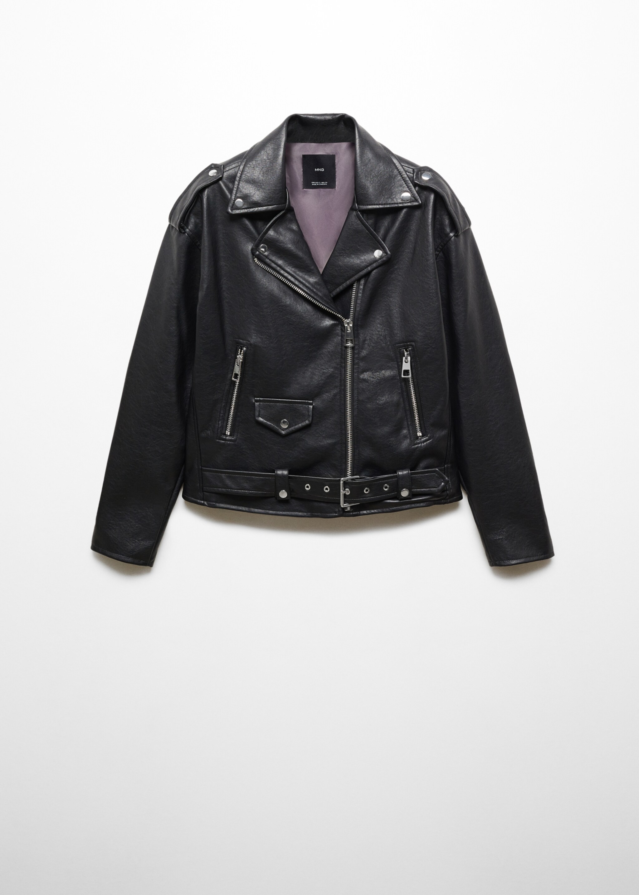 Veste biker simili-cuir - Article sans modèle
