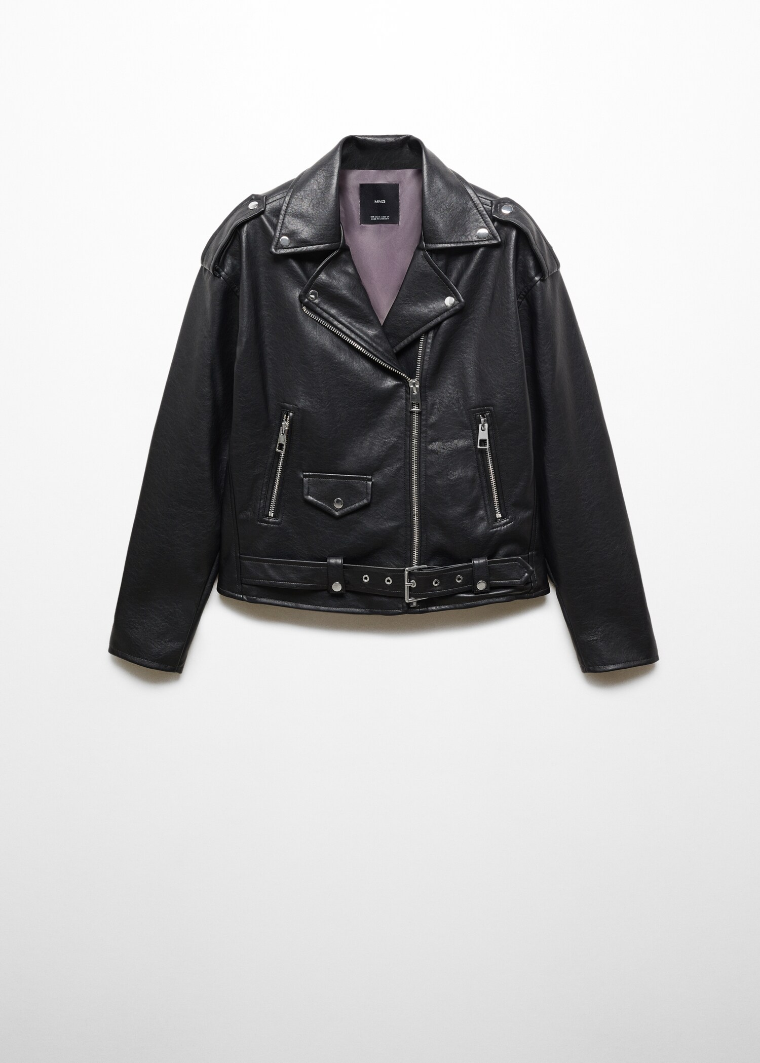 Chaqueta biker efecto piel - Artículo sin modelo
