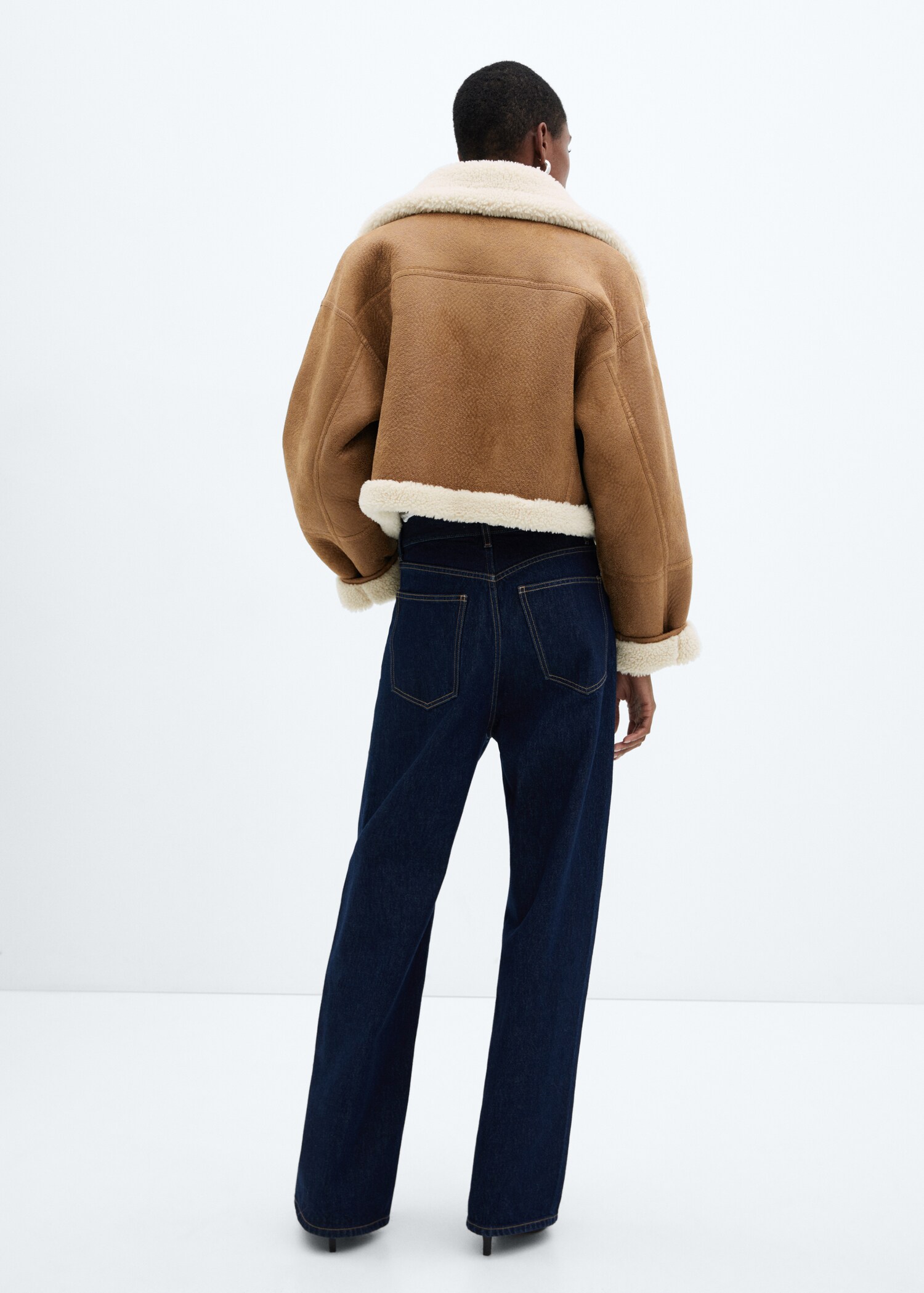Blouson double face simili-cuir - Verso de l’article