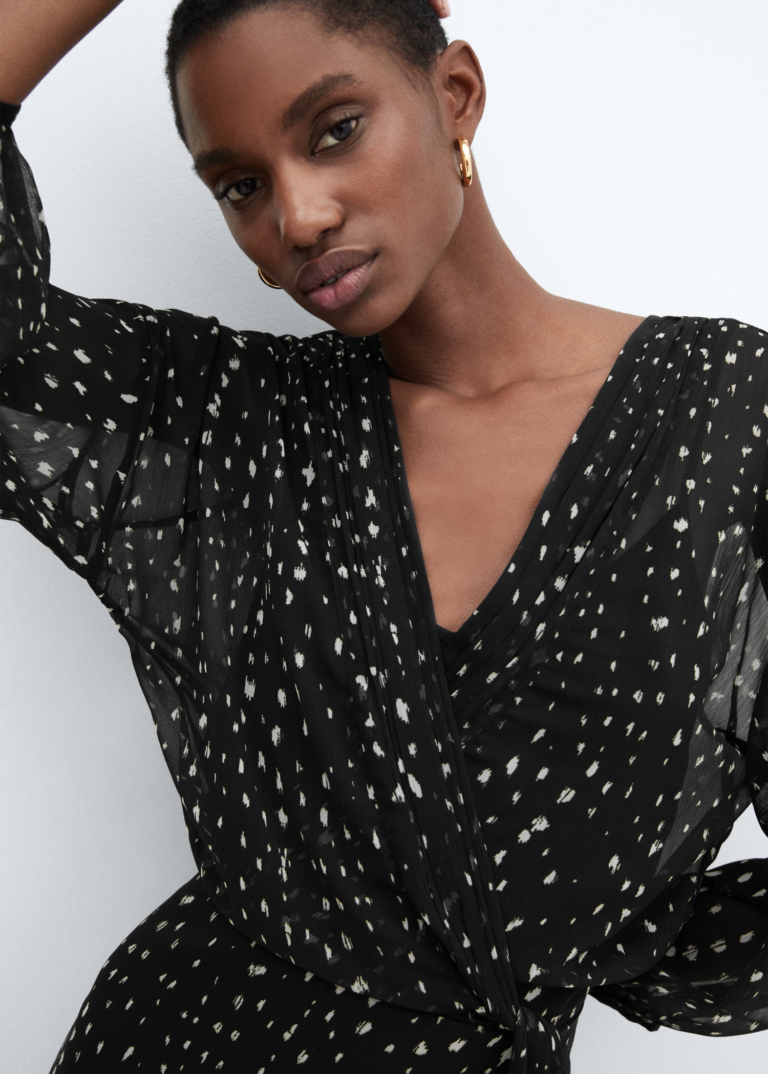 Mango Outlet Hm Rebajas Vestidos Vestido Violeta By Mango Outlet