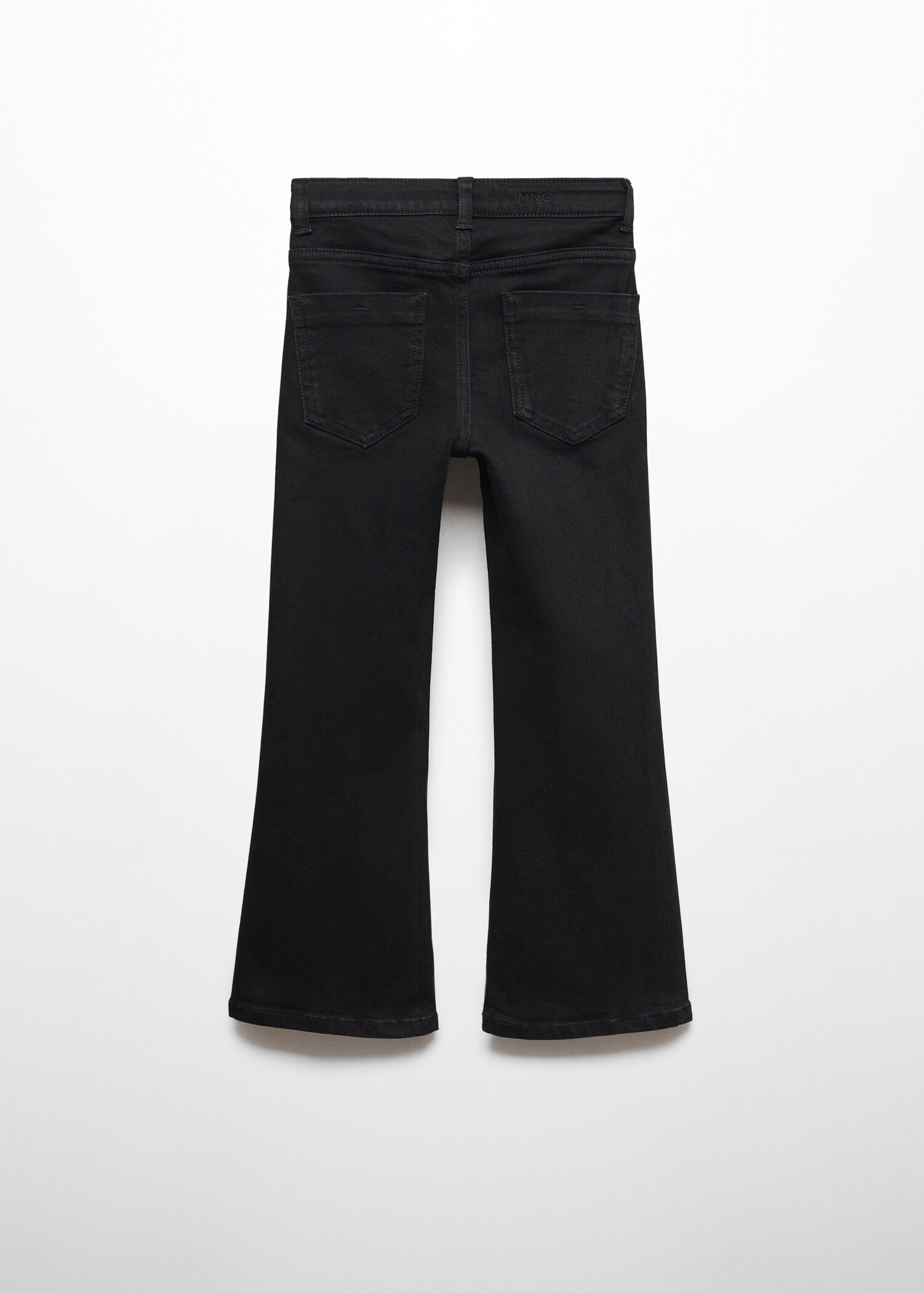 Flared jeans with pocket - Reverse of the article