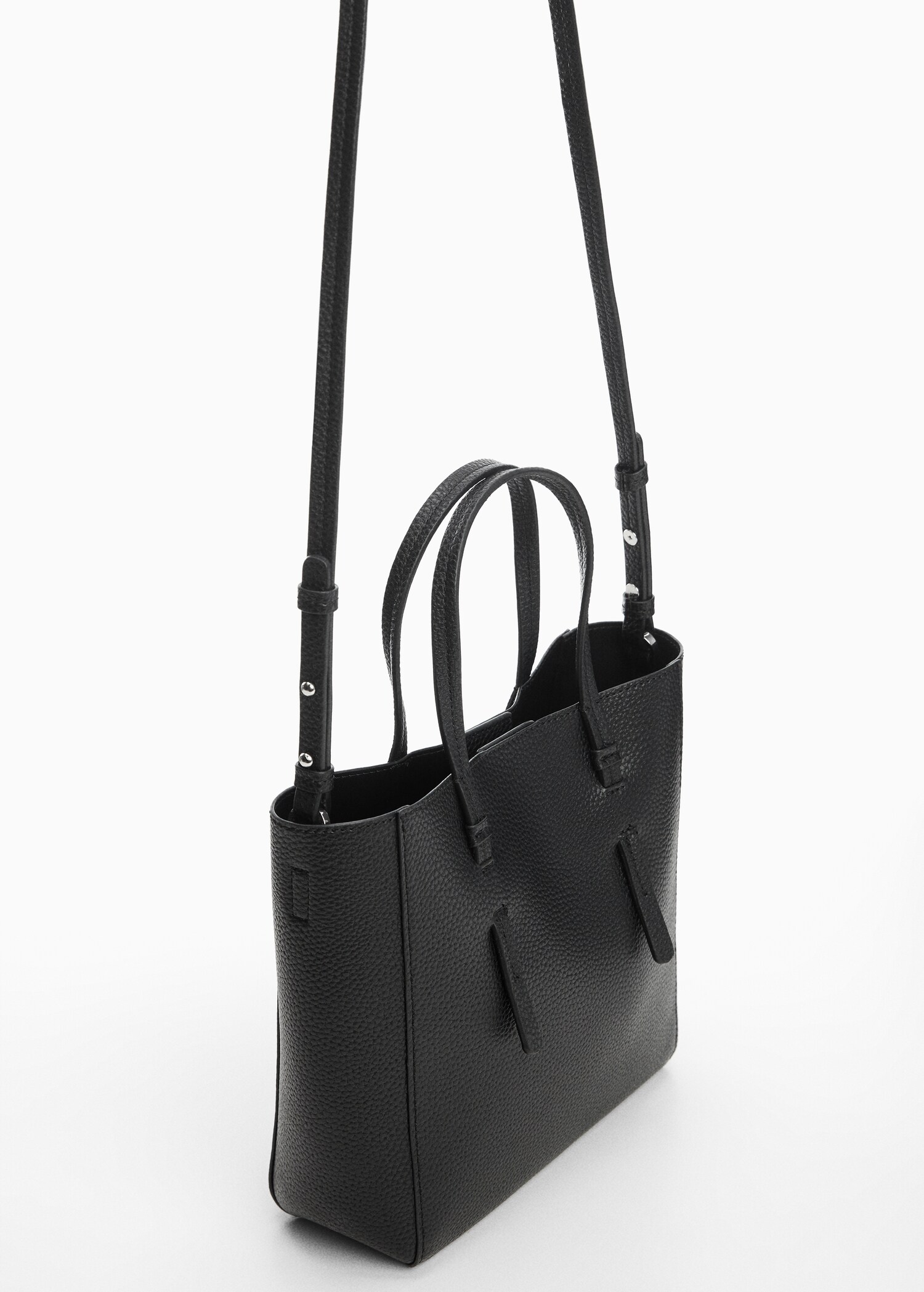 Crossbody bag with double handle - Medium plane