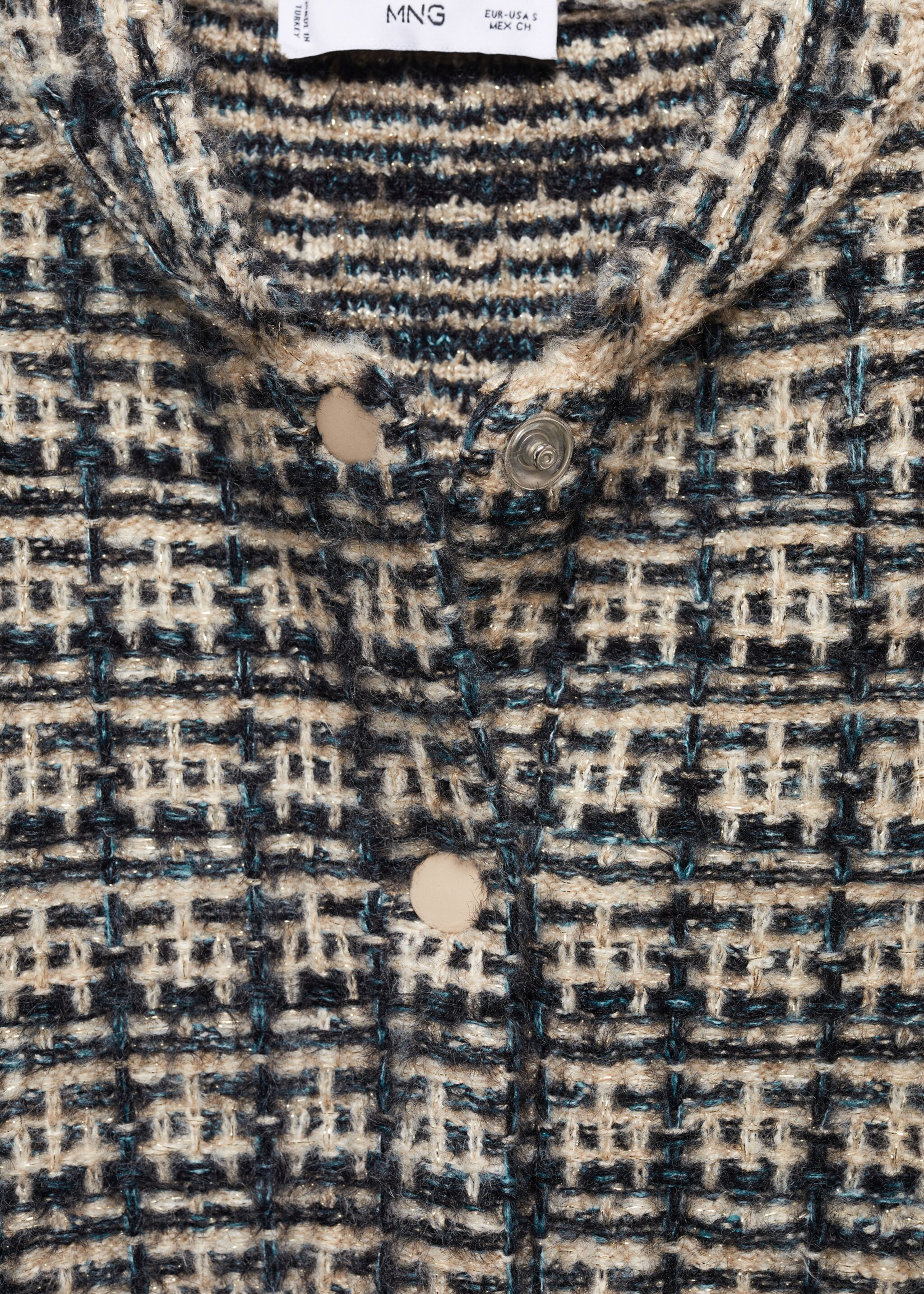 Tweed bomberjack - Detail van het artikel 8