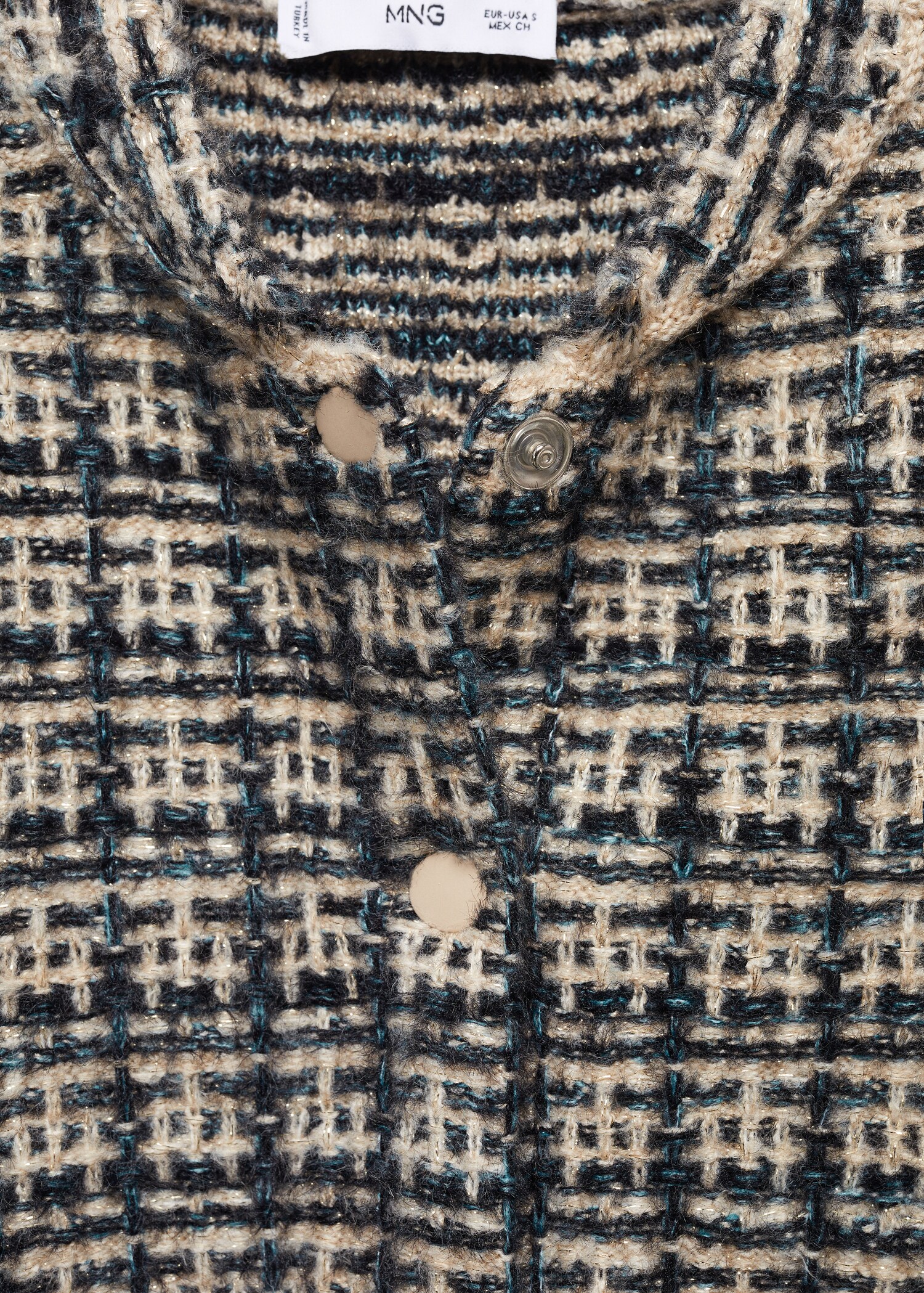 Tweed bomberjack - Detail van het artikel 8