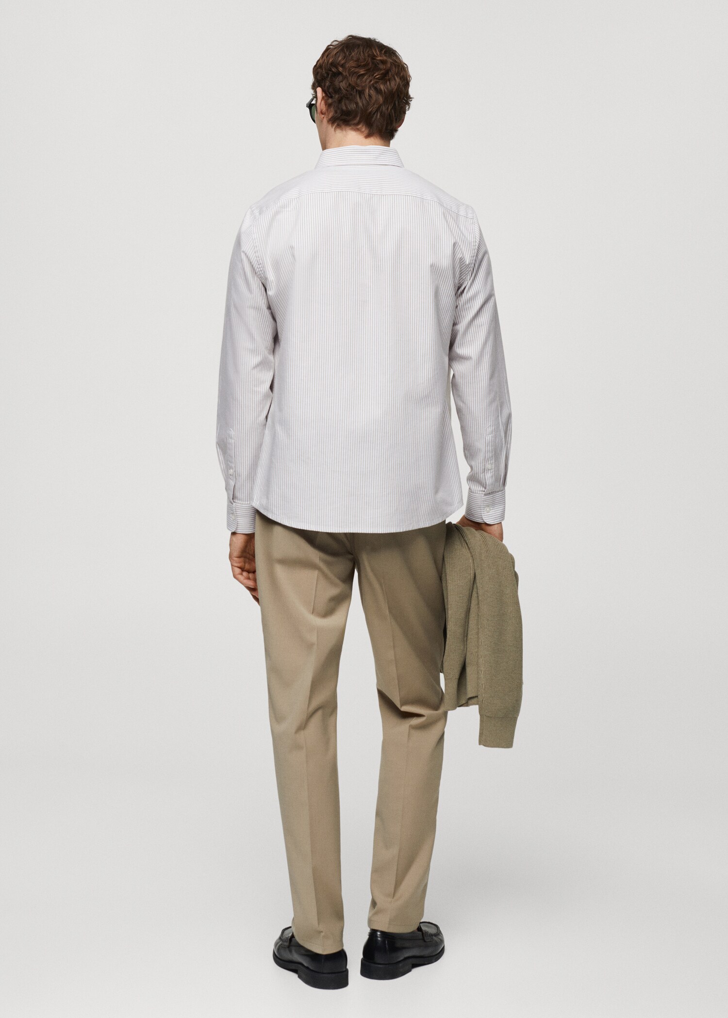 100% cotton kodak striped shirt - Reverse of the article