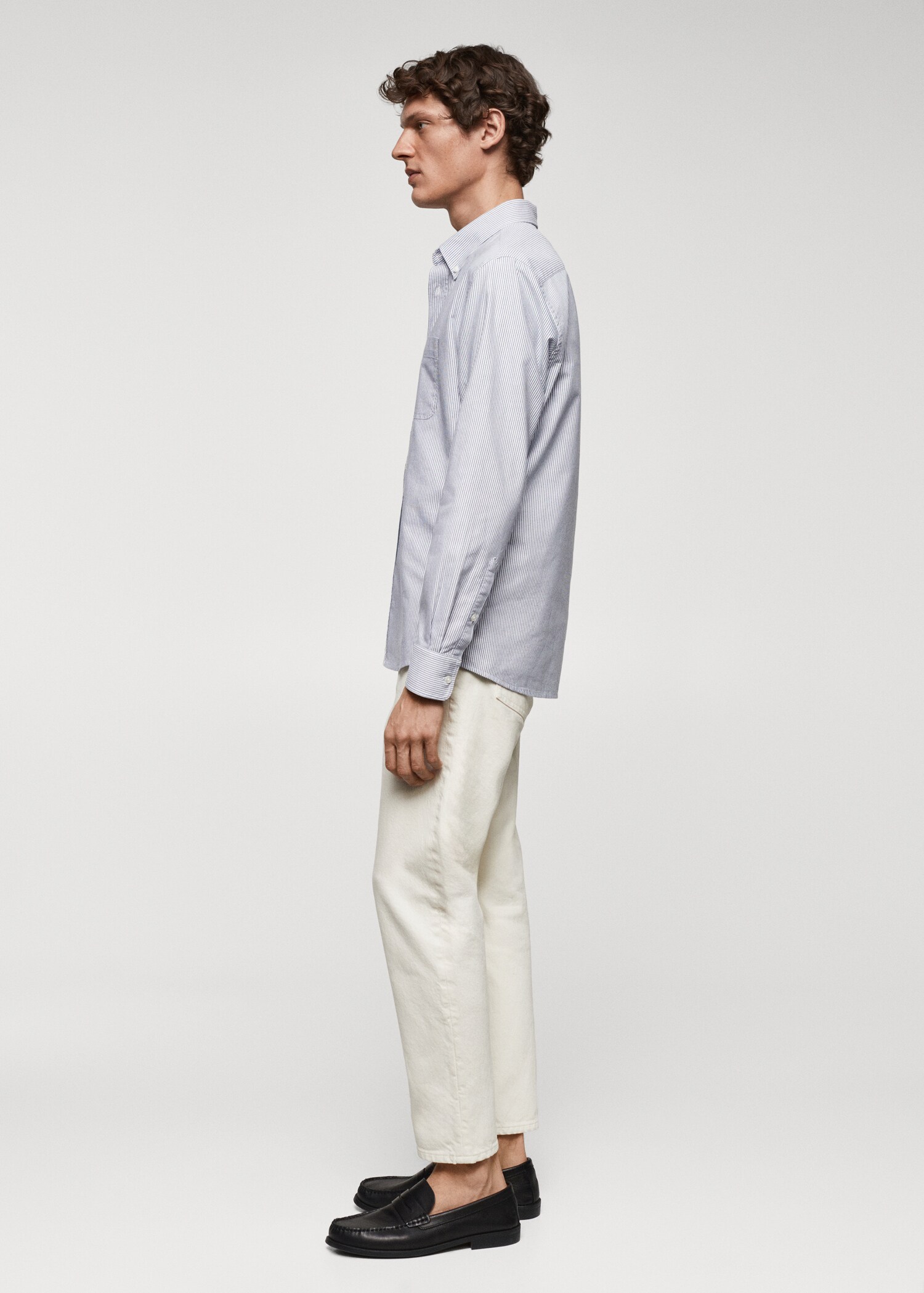 100% cotton kodak striped shirt - Details of the article 2