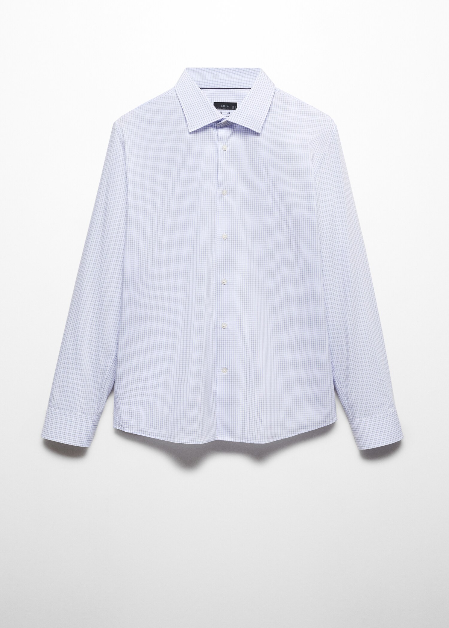 Chemise micro carreaux tissu stretch - Article sans modèle