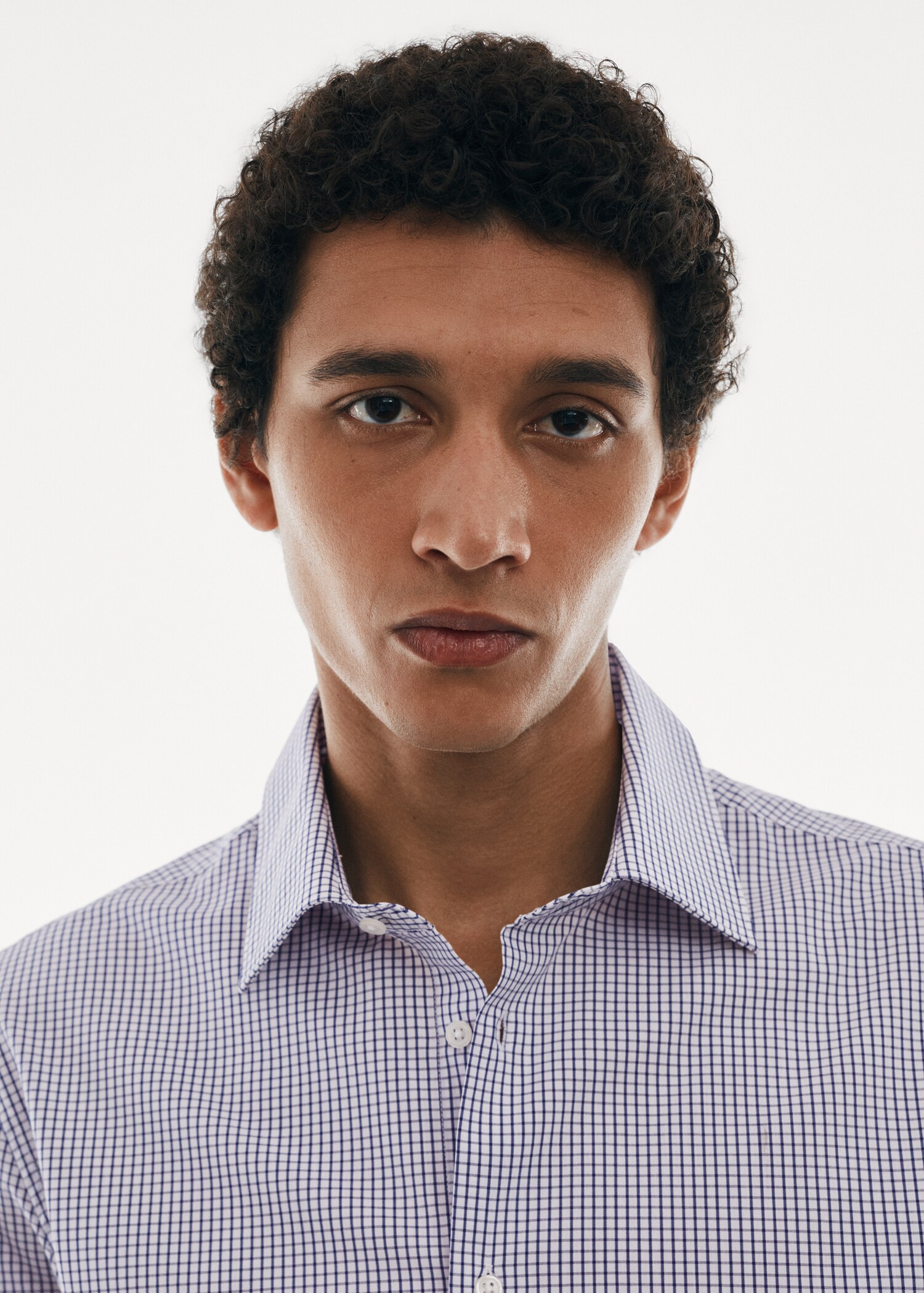 Micro-stretch fabric shirt - Details of the article 1