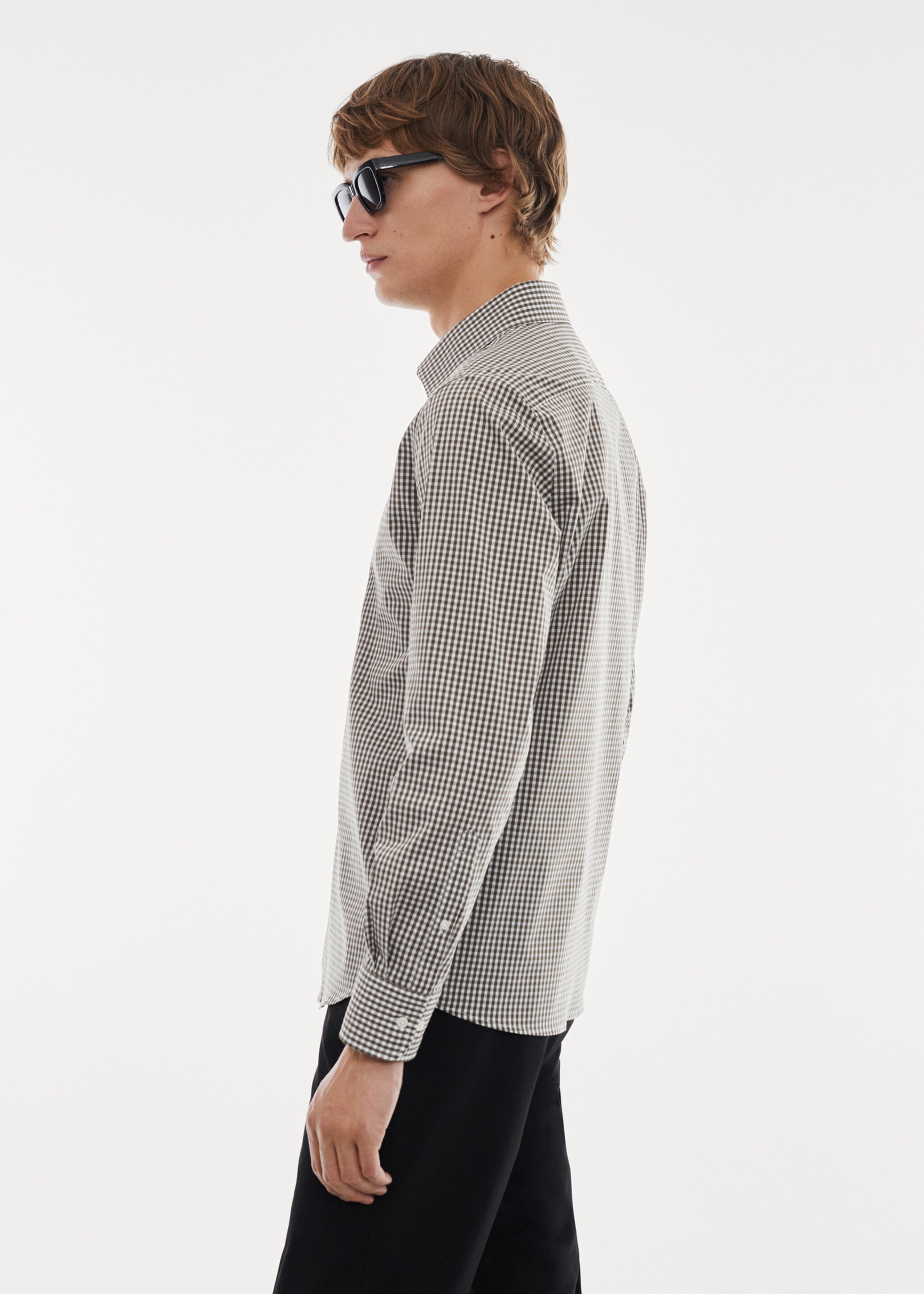 Micro-stretch fabric shirt - Details of the article 1