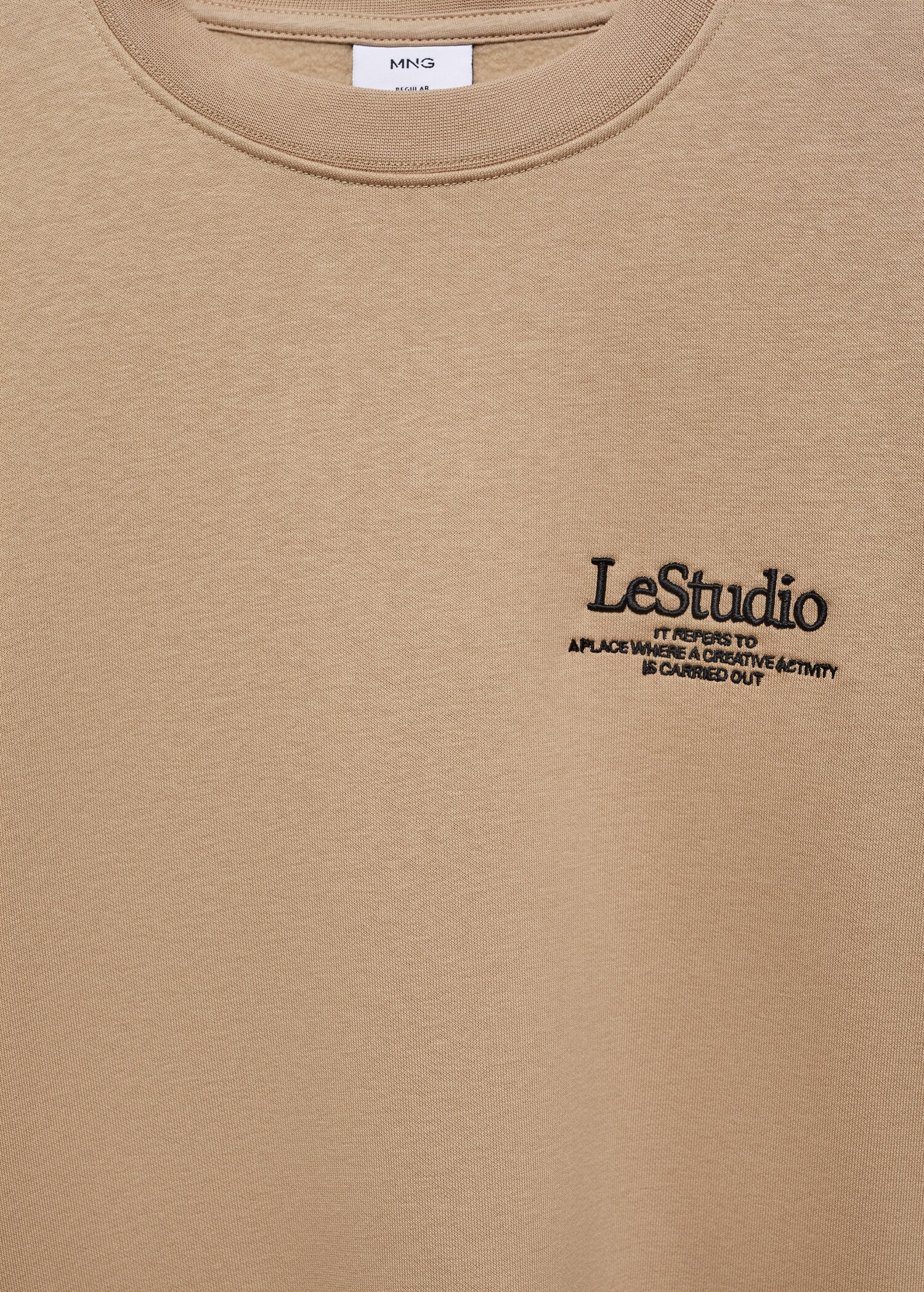 Sweat-shirt coton détails brodés - Détail de l'article 8