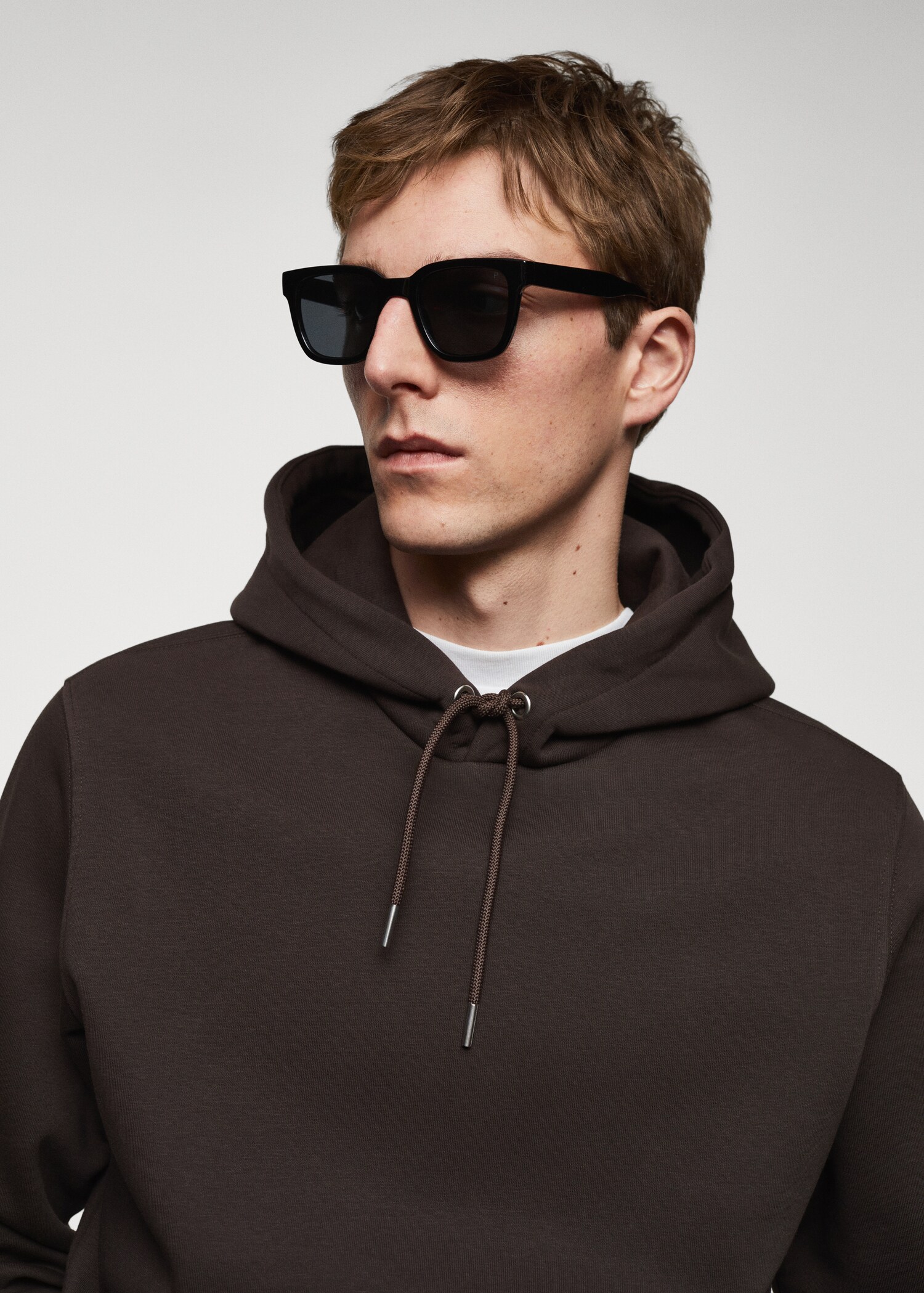 Känguru-Sweatshirt aus Baumwoll mit Kapuze - Detail des Artikels 1
