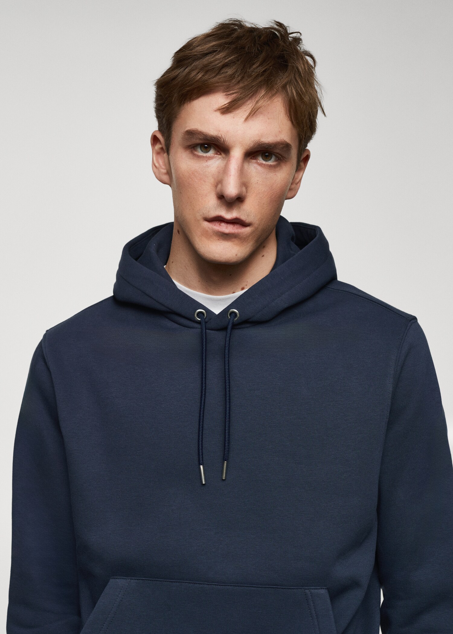 Känguru-Sweatshirt aus Baumwoll mit Kapuze - Detail des Artikels 1