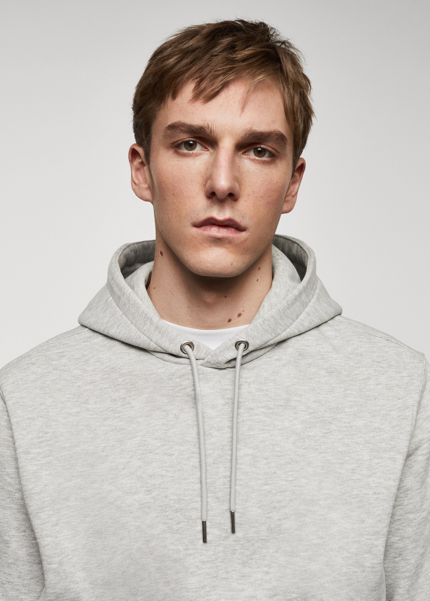Känguru-Sweatshirt aus Baumwoll mit Kapuze - Detail des Artikels 1