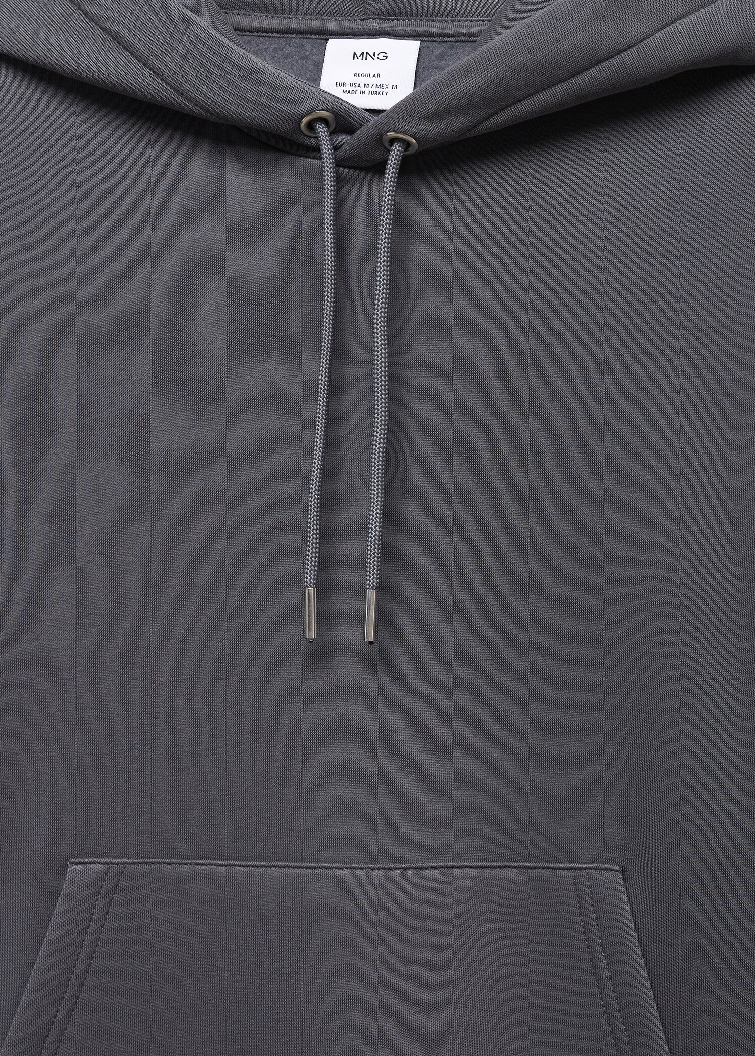 Känguru-Sweatshirt aus Baumwoll mit Kapuze - Detail des Artikels 8