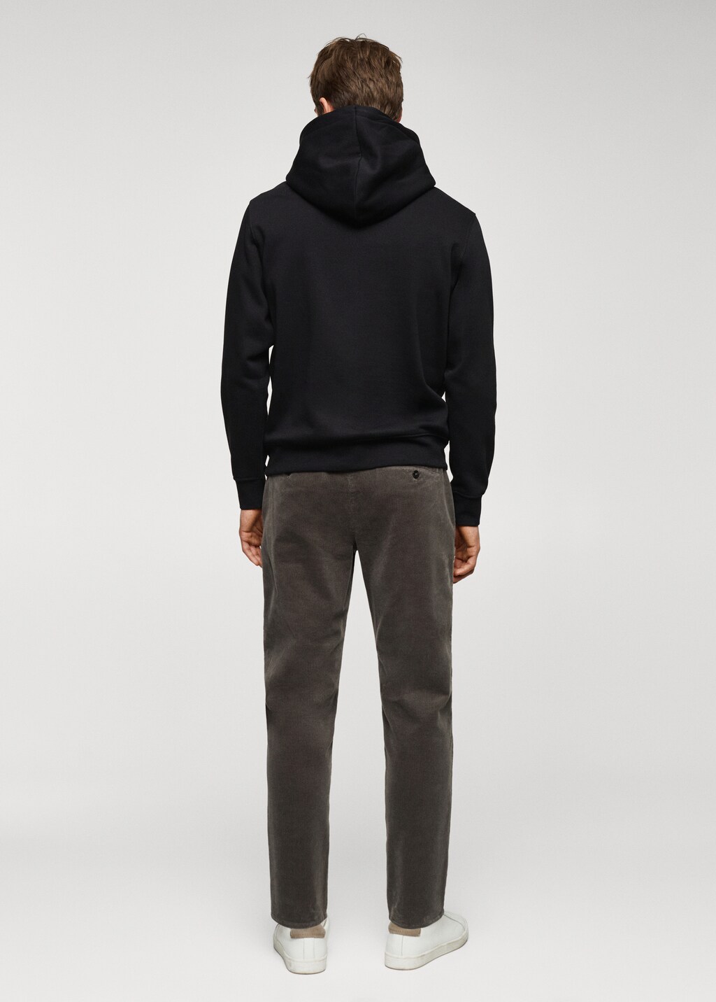 Kangaroo hooded cotton sweatshirt - Men | MANGO OUTLET USA