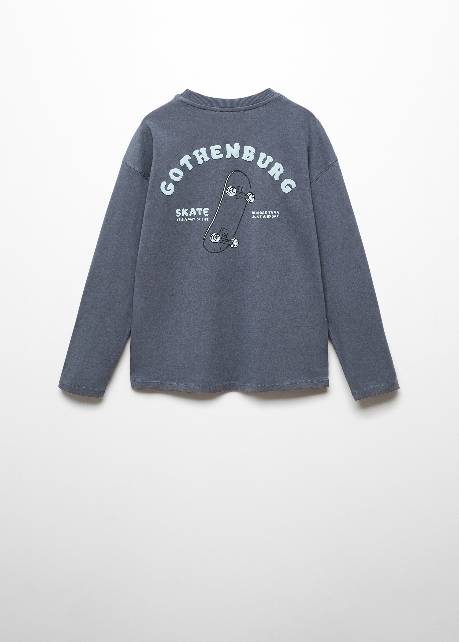Printed long sleeve t-shirt - Reverse of the article