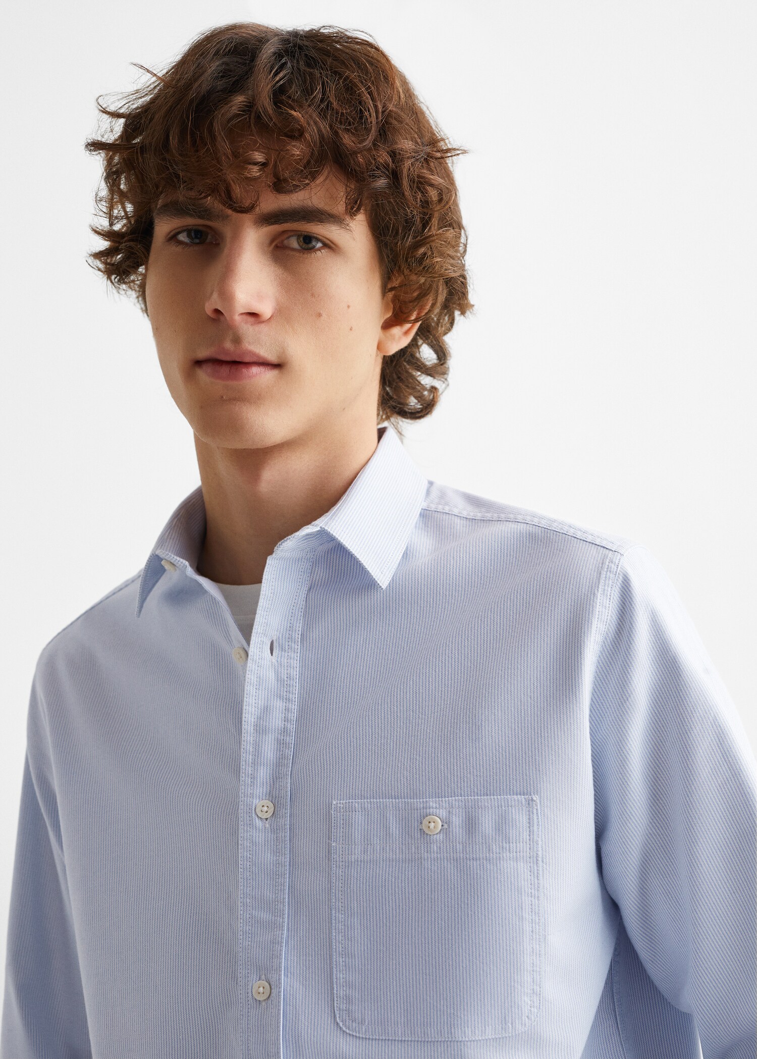 Oxford cotton shirt - Details of the article 1