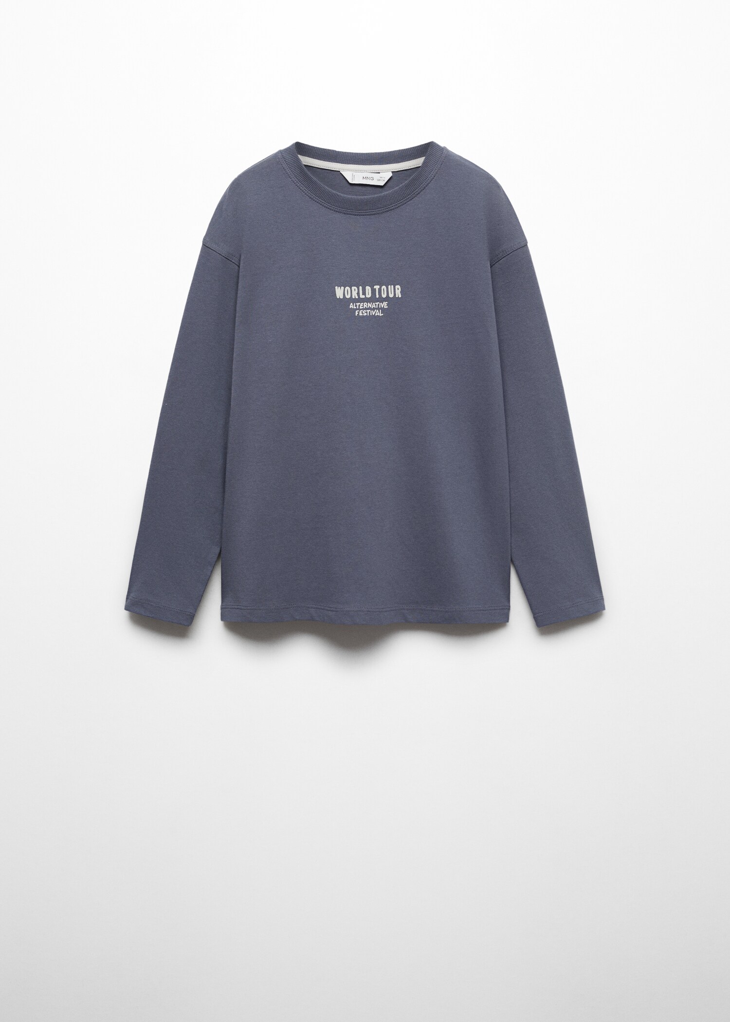 T-shirt message imprimé - Article sans modèle