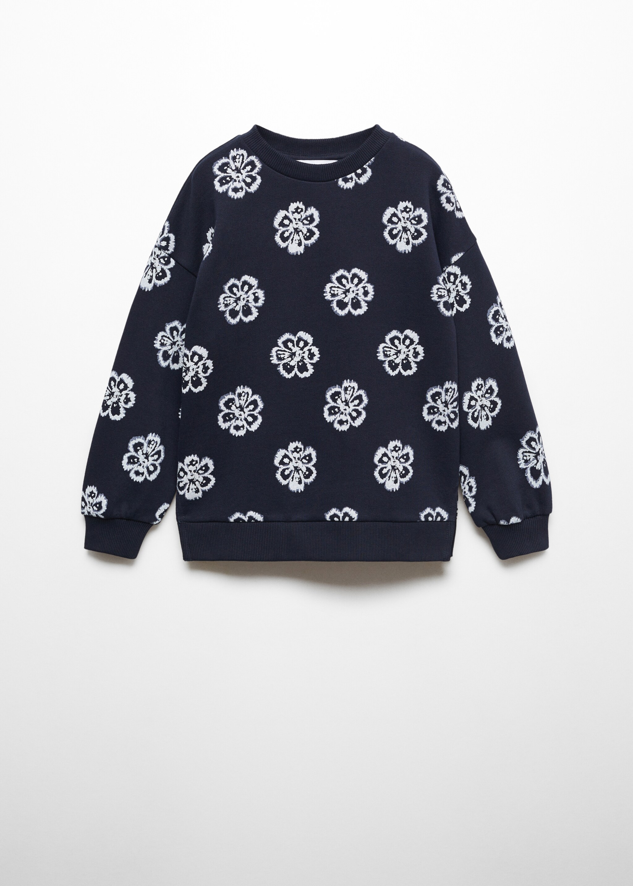 Floral printed sweatshirt - Article without model